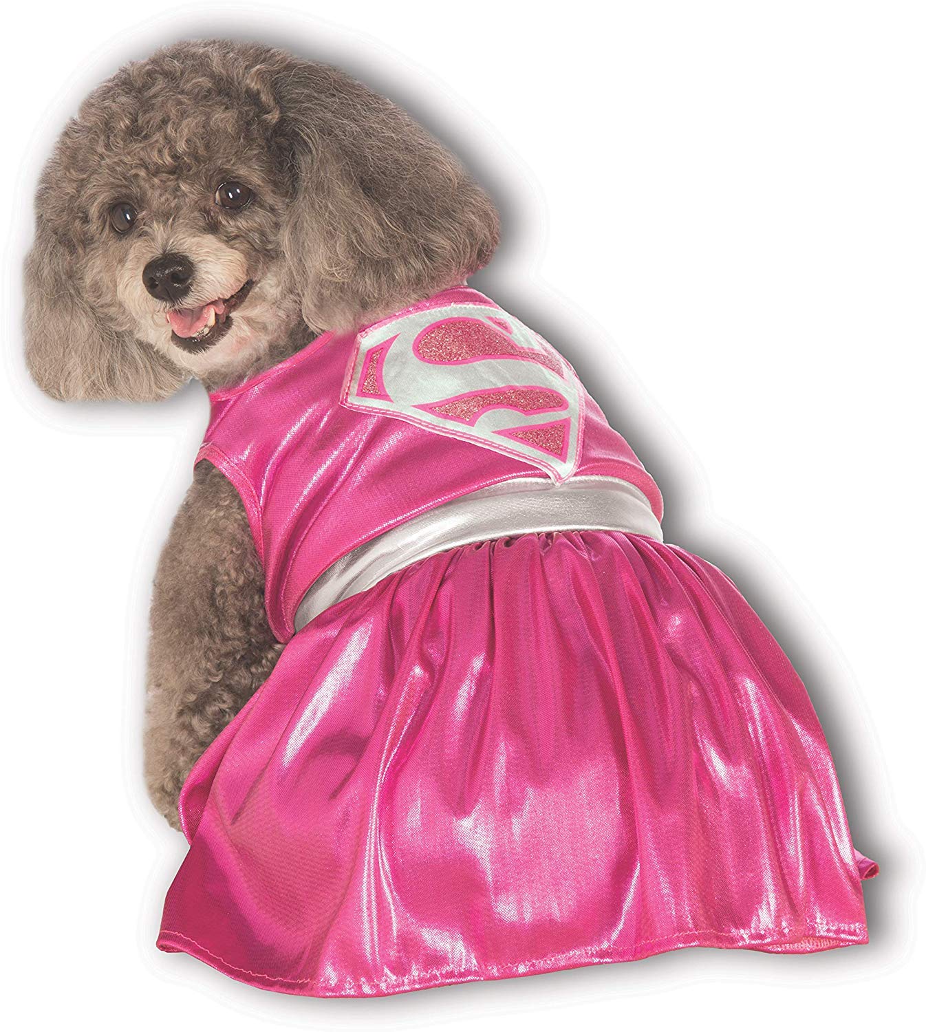 Rubies DC Heroes and Villains Collection Supergirl Pet Costume, Pink, Medium