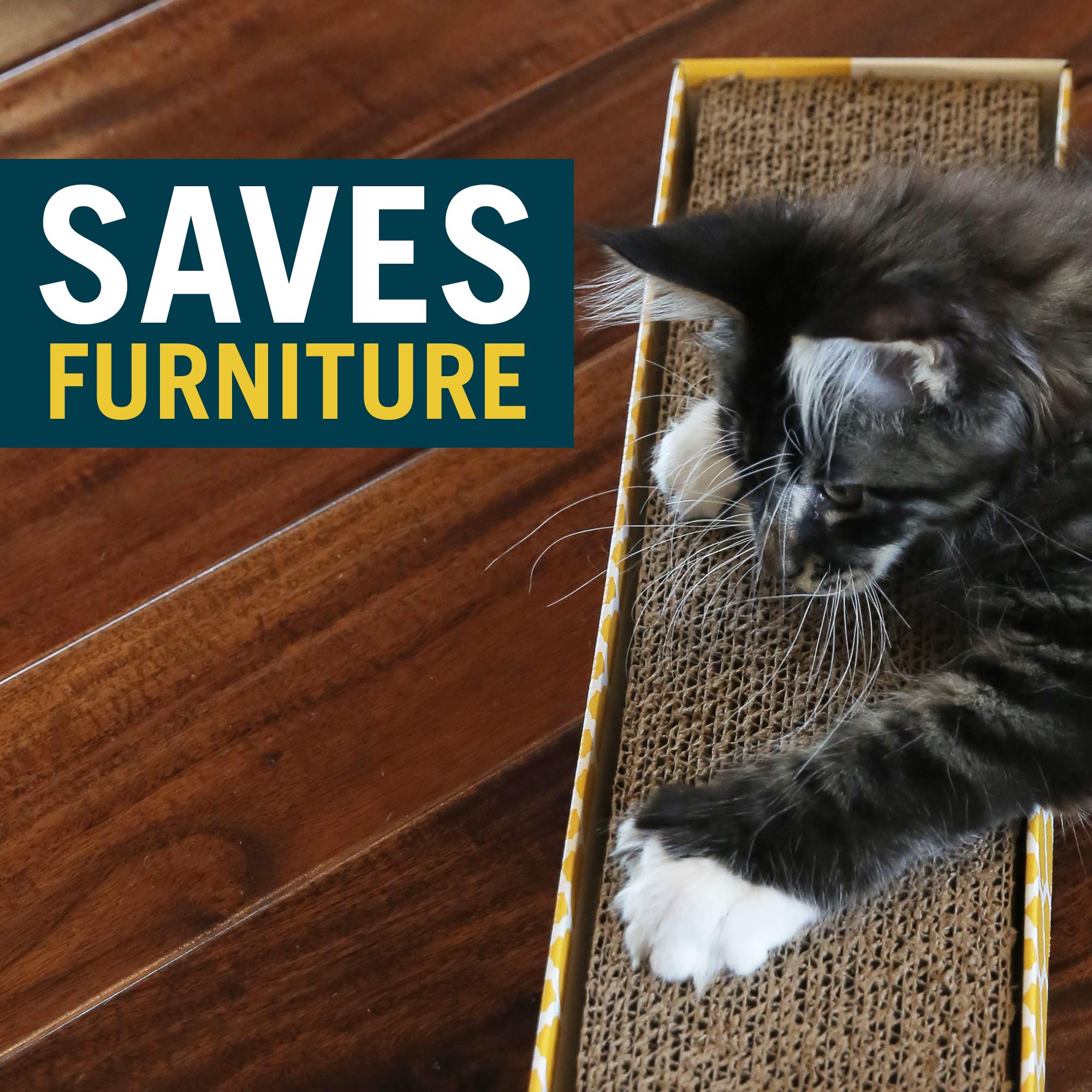 Ourpet'S Straight And Narrow Single Wide Reversible Cat Scratcher