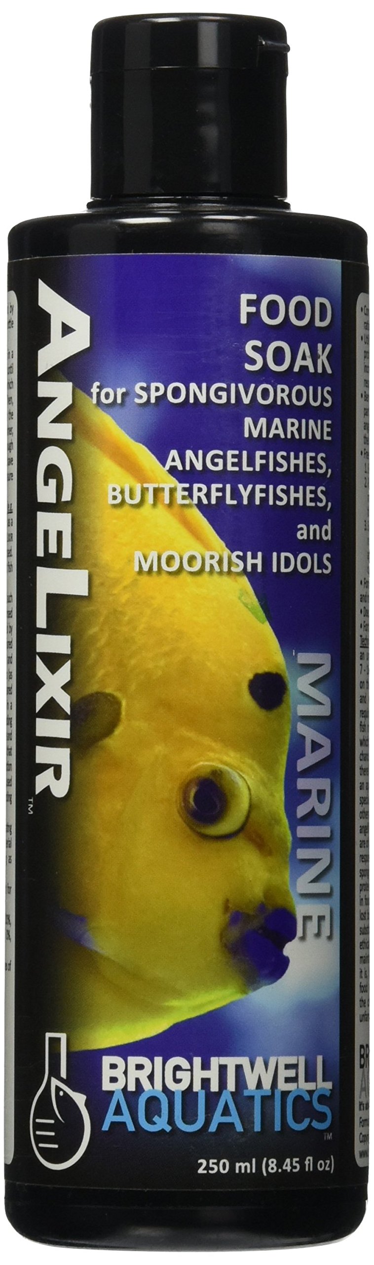Brightwell Aquatics Angelixir - Free-Form Amino Acid Food Soak for Spongivorous Marine Fishes, 250ml