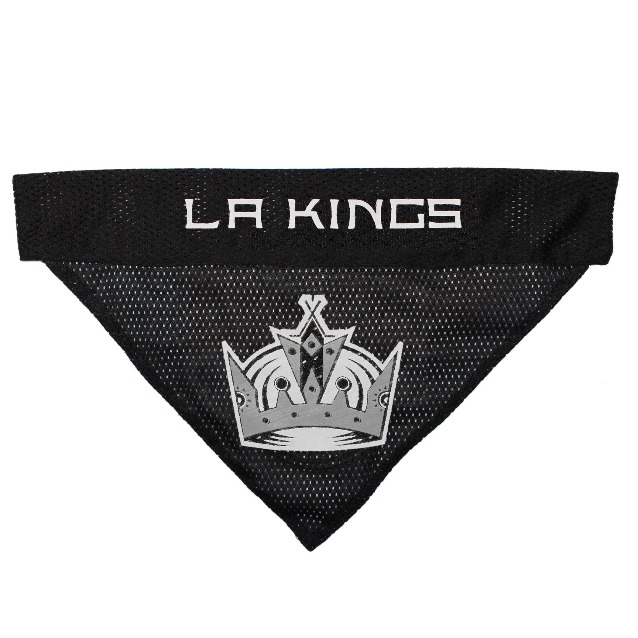 NHL Los Angeles Kings Bandana for Dogs & Cats, Small/Medium. - Cute & Stylish Bandana! The Perfect Hockey Fan Scarf Bandana, Gre