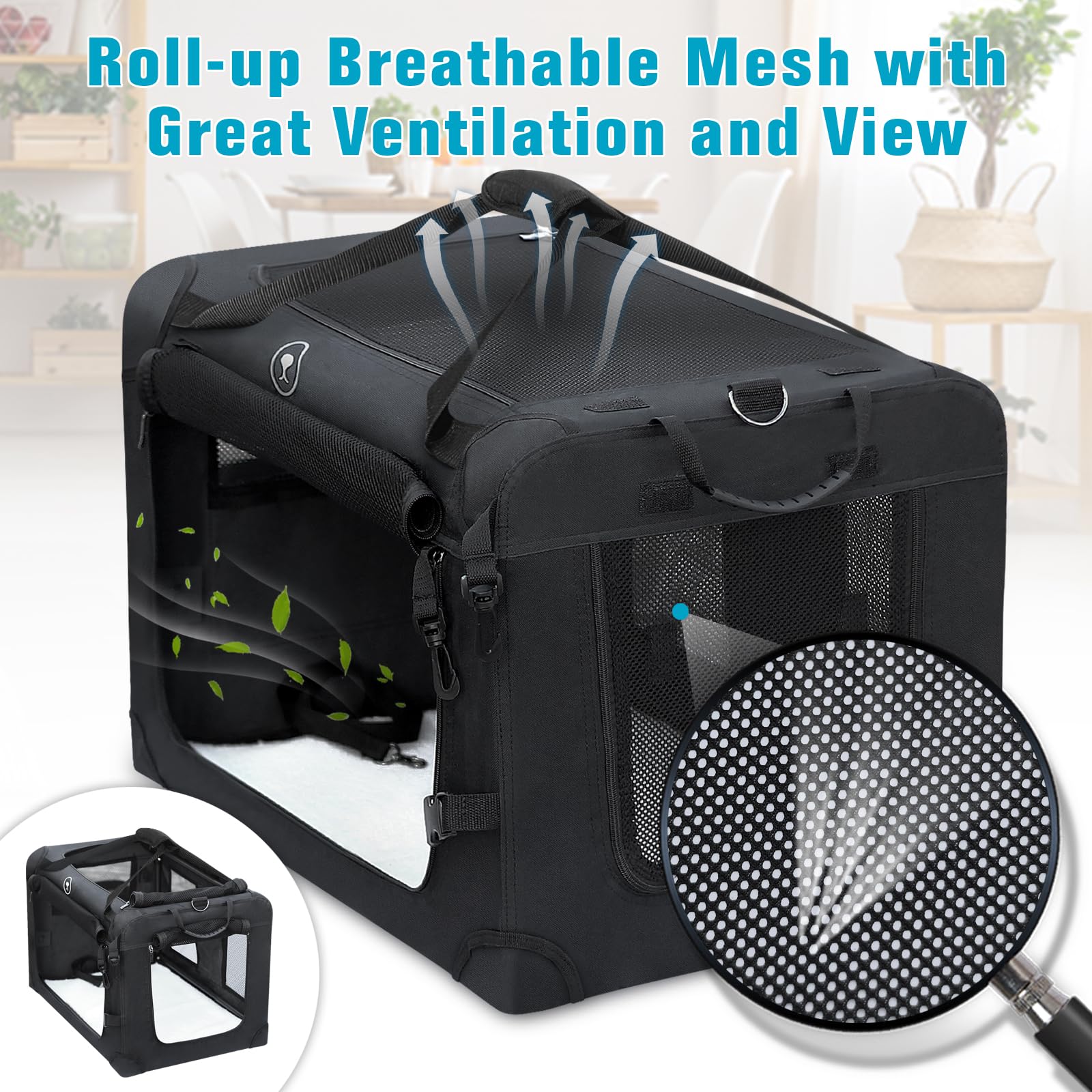 Pegic Extra Large Cat Carrier For Car Travel, Pegic Soft Sided Collapsible Pet Carrier For Outdoor And Indoor Uses, Roomy Cat Ca