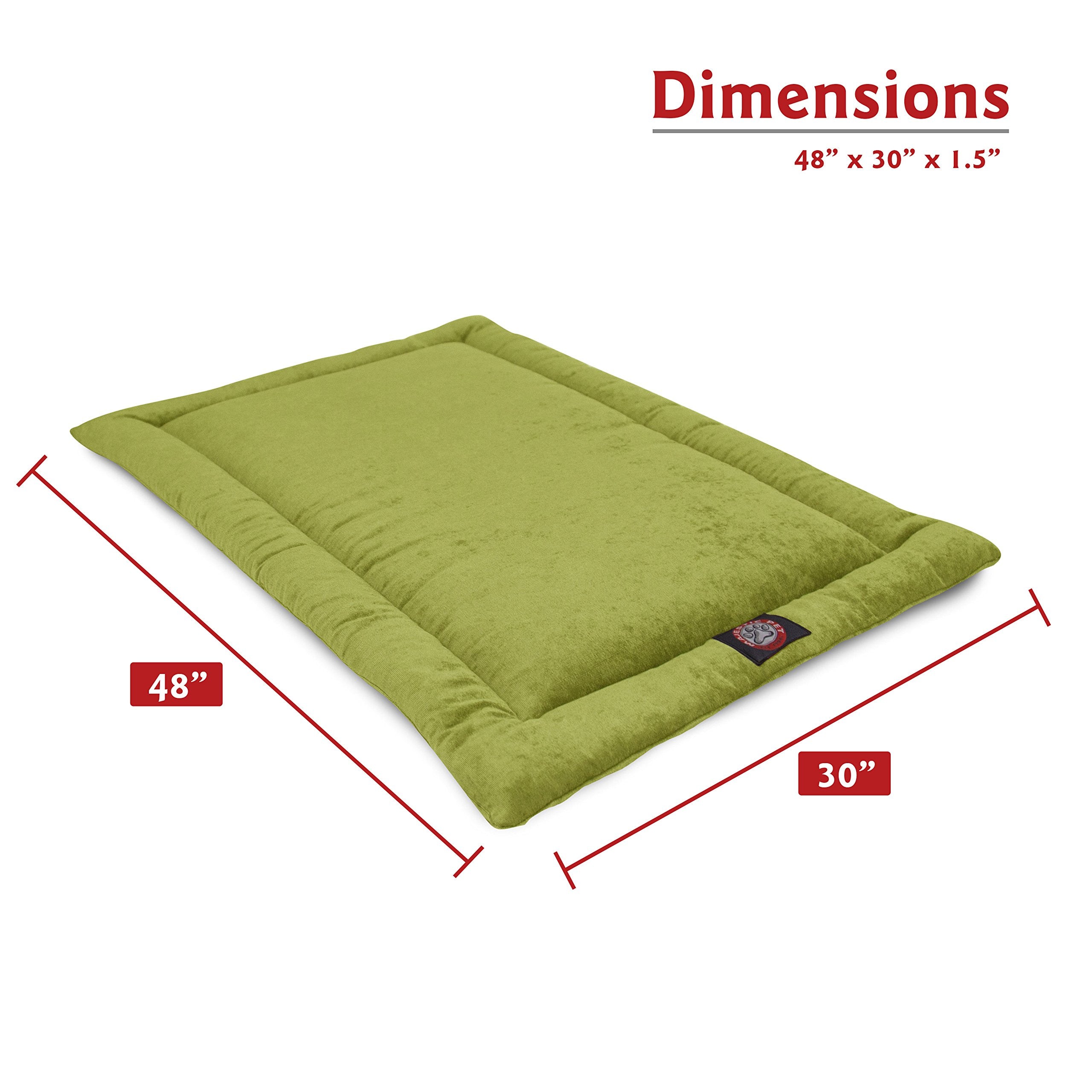48' Villa Green Apple Crate Dog Bed Mat By Majestic Pet Products