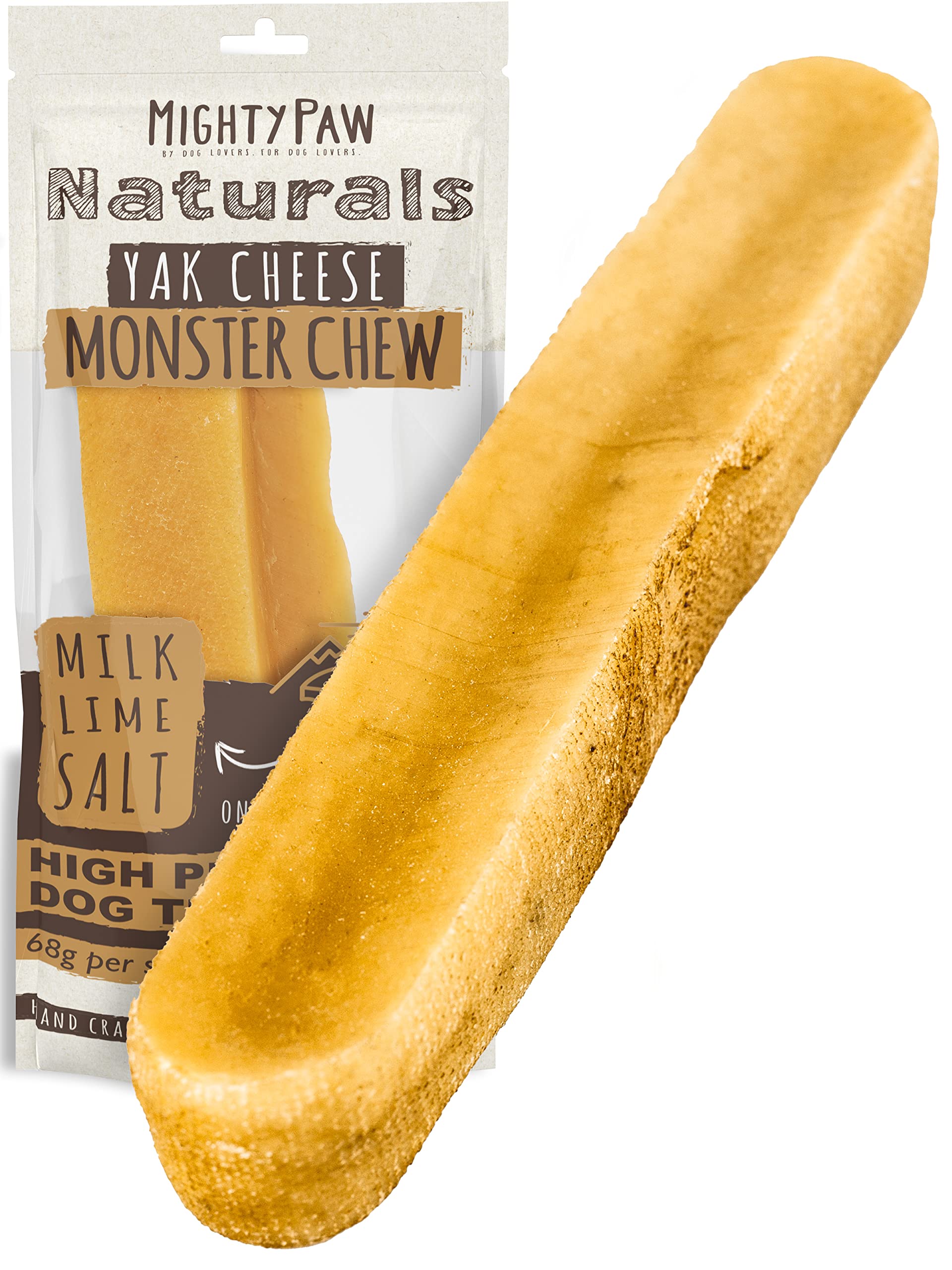 Mighty Paw Yak Cheese Chews for Dogs | AllNatural Long Lasting Pet Treats. Odorless and Great for Oral Health. LimitedIngredie