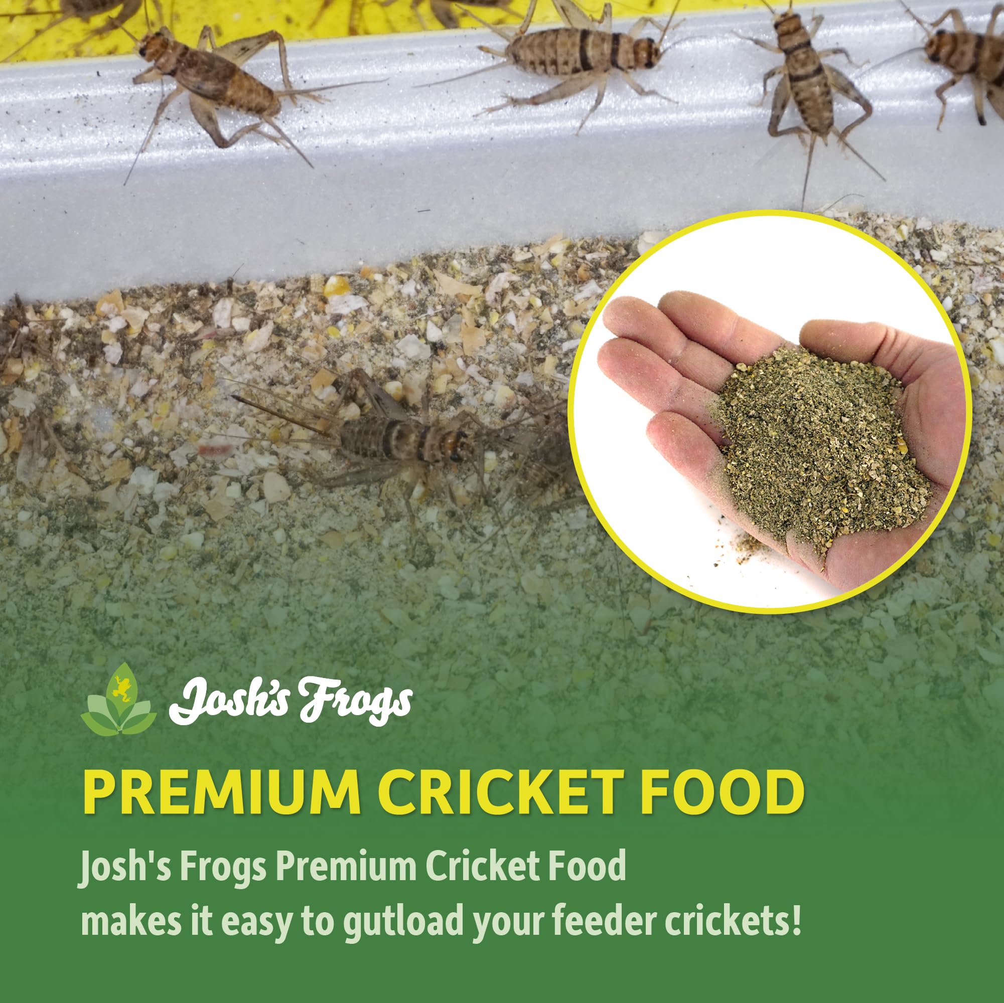 Joshs Frogs Premium Cricket Cuisine Cricket Gutloading Food (1 Gallon)
