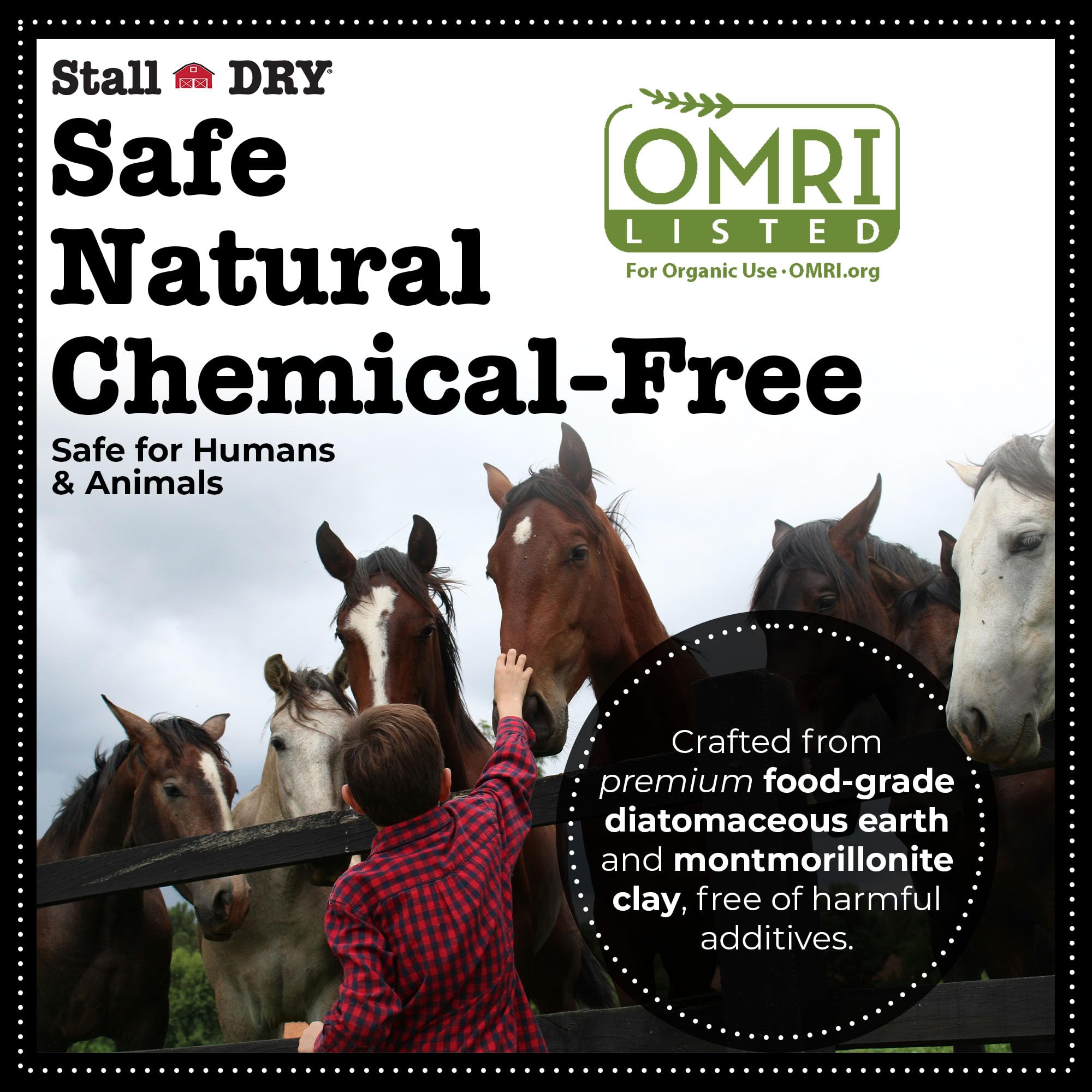 Progressive Planet Stall Dry Absorbent & Deodorizer, 25Lbs - Use For Stalls, Pens & Small Animal Spaces - Eliminates Ammonia, En