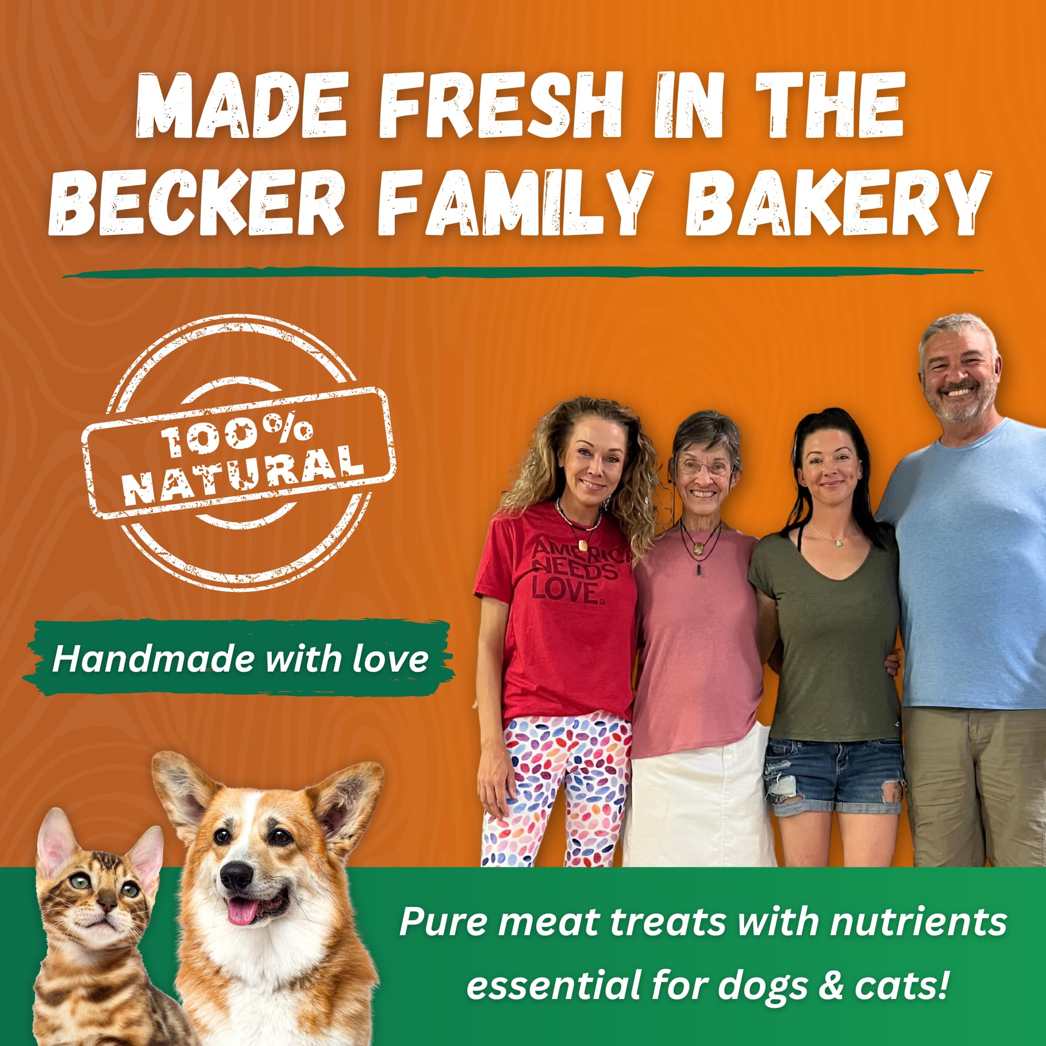 Dr. Becker's Lamb Bites - 100% Pure Meat Protein, Grain-Free Training Treats for Dogs & Cats, 5 oz