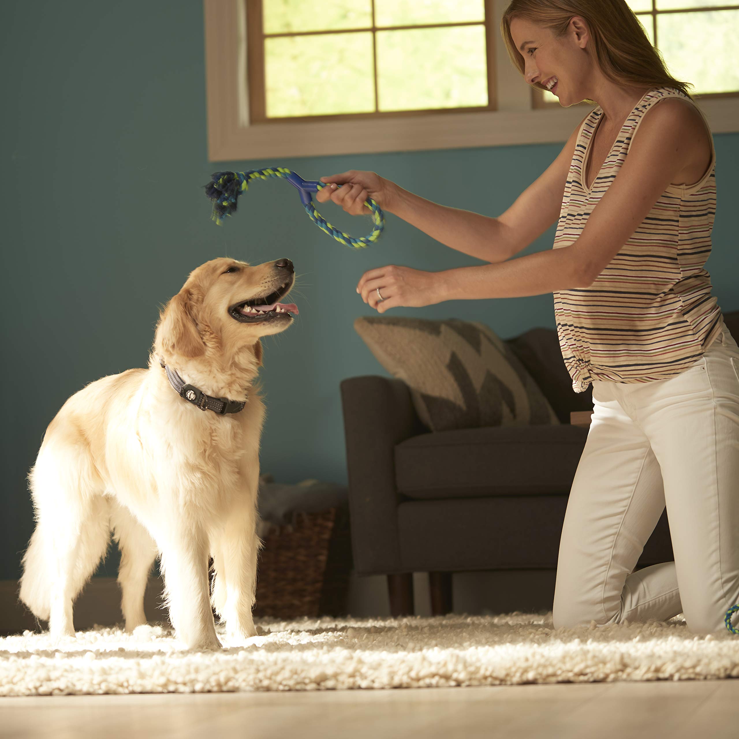 Franklin Pet Supply Co. Dog Rope Toy - 3 Pack of Puppy Rope Toys for Chewing, Tug-of-War, and Fetch - Durable - Non-Toxic Dental