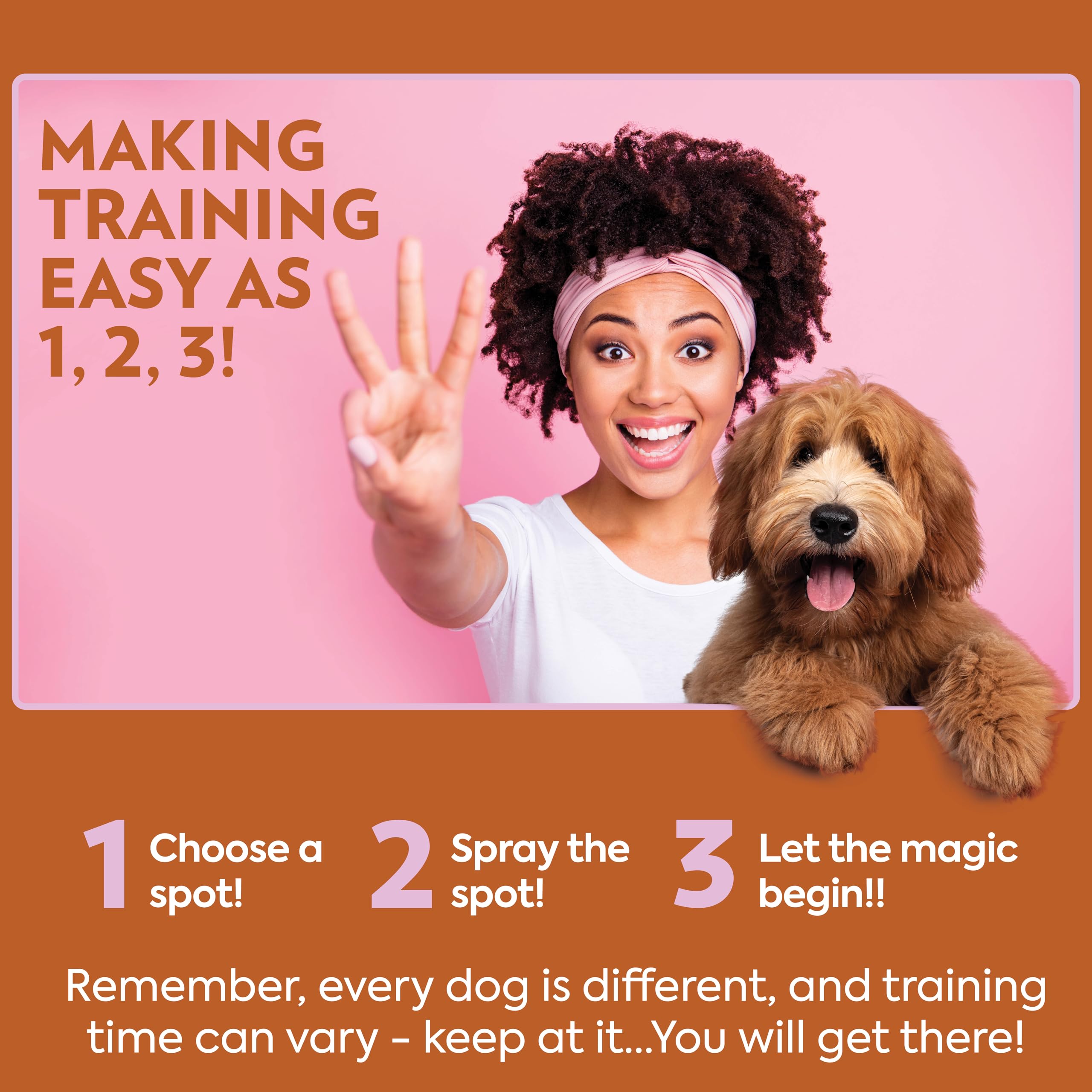 OUT! PetCare Go Here Dog & Puppy Potty Training Spray, 32 oz - Safe & Effective Indoor/Outdoor Training Tool for Pee & Poop