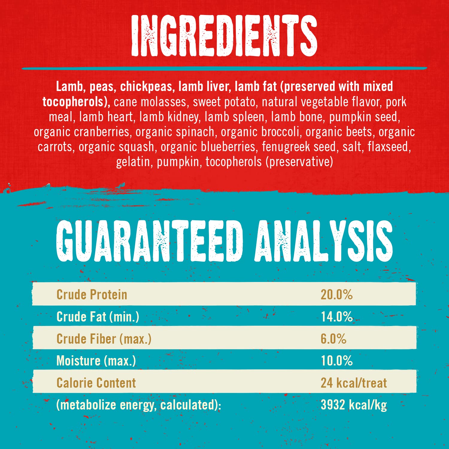 Stella & Chewys Freeze-Dried Raw Coated Dog Biscuits - Grass-Fed Lamb Recipe - Protein Rich, Grain Free Dog & Puppy Treat - Gre