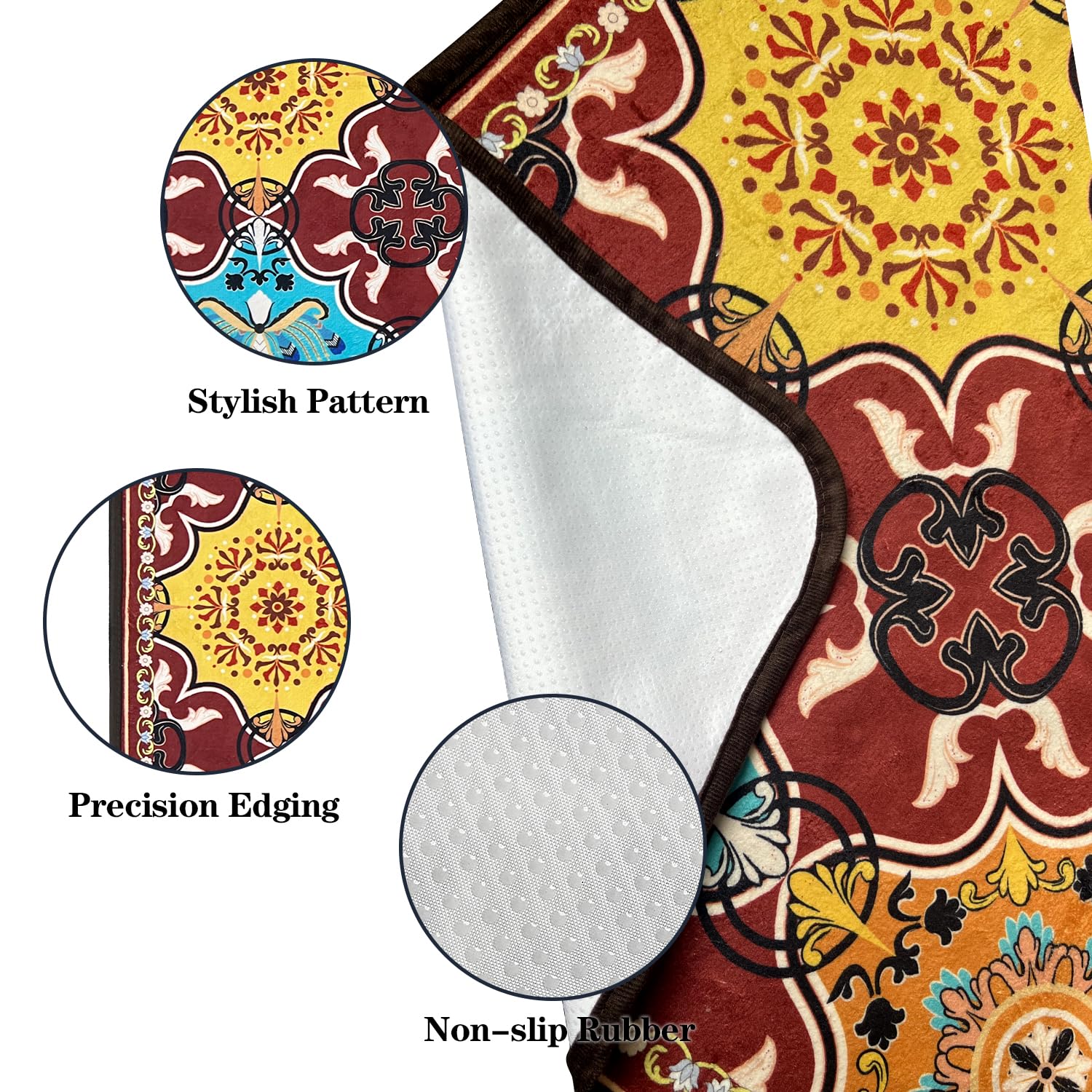 Qeils Christmas Washable Pee Pads For Dogs, 2 Pack Reusable Puppy Pads 36''X41'' Super Absorbent Leakproof Dog Training Pads, No