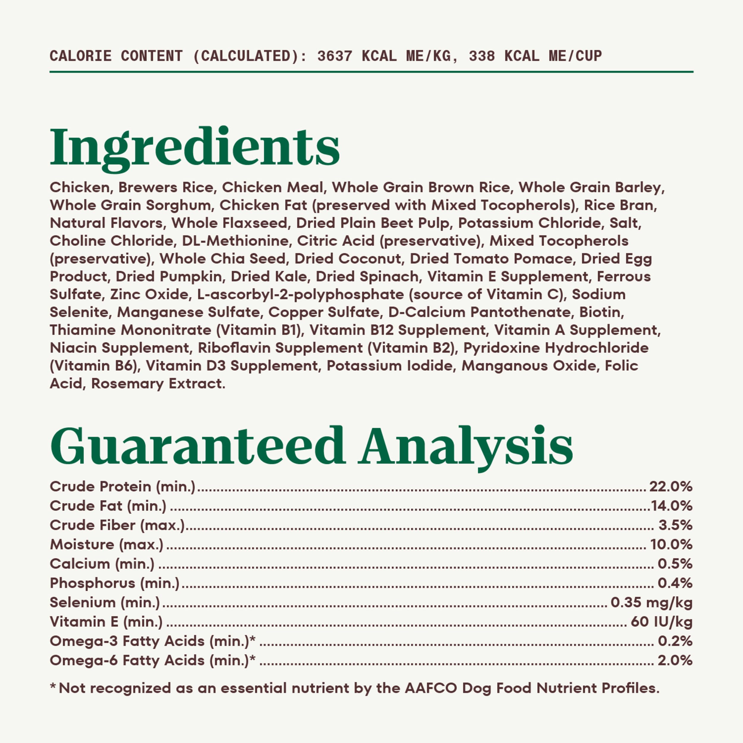 Nutro Natural Choice Small Bites Adult Dry Dog Food, Chicken and Brown Rice Recipe, 30 lbs.
