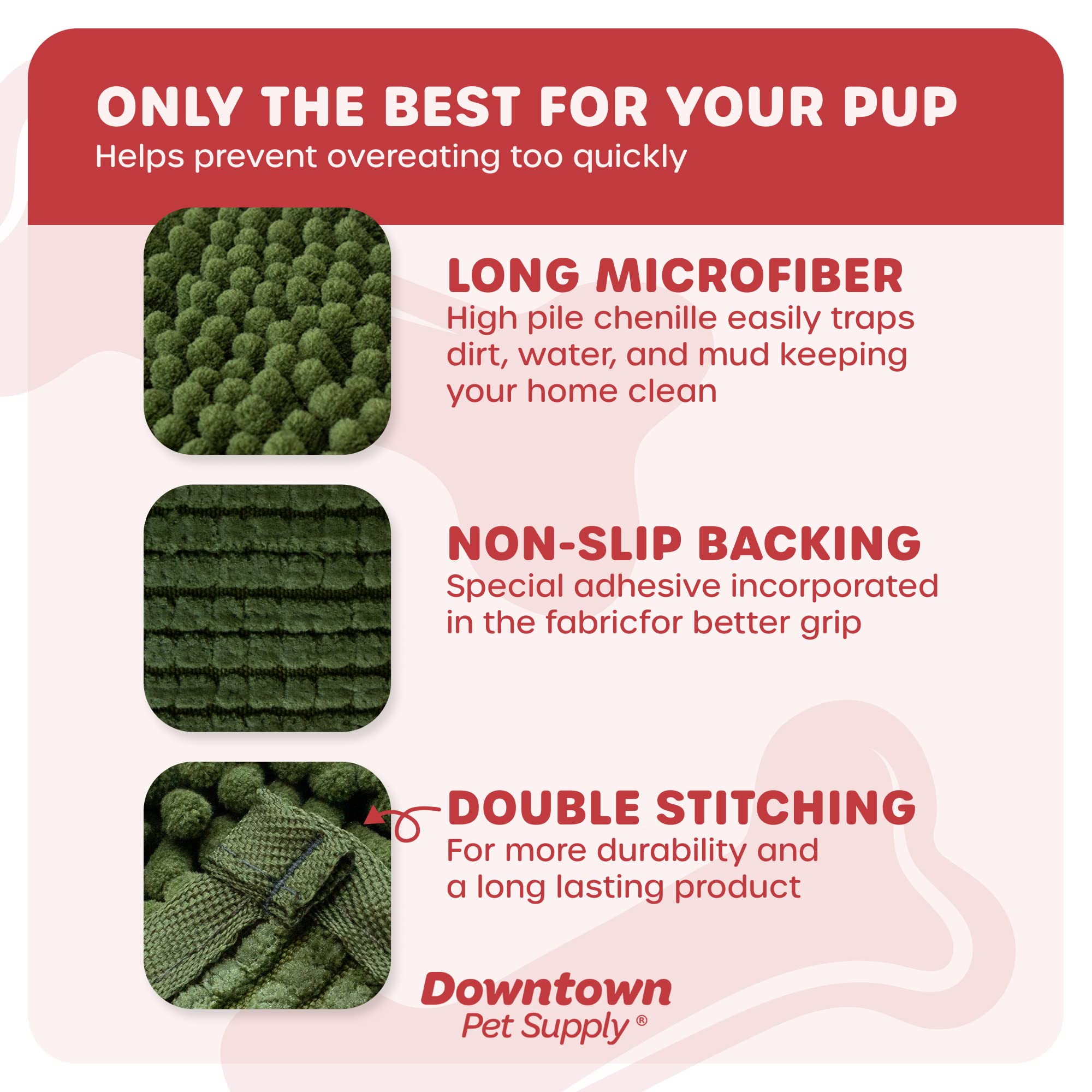 My Doggy Place - Microfiber Door Mat - Soft And Plush Pet Mat For Every Room Of The House - Dirt And Water Absorbent Mat - Washer & Dryer Safe Non-Slip Mat - Chive Runner Rug - 60 X 36 In