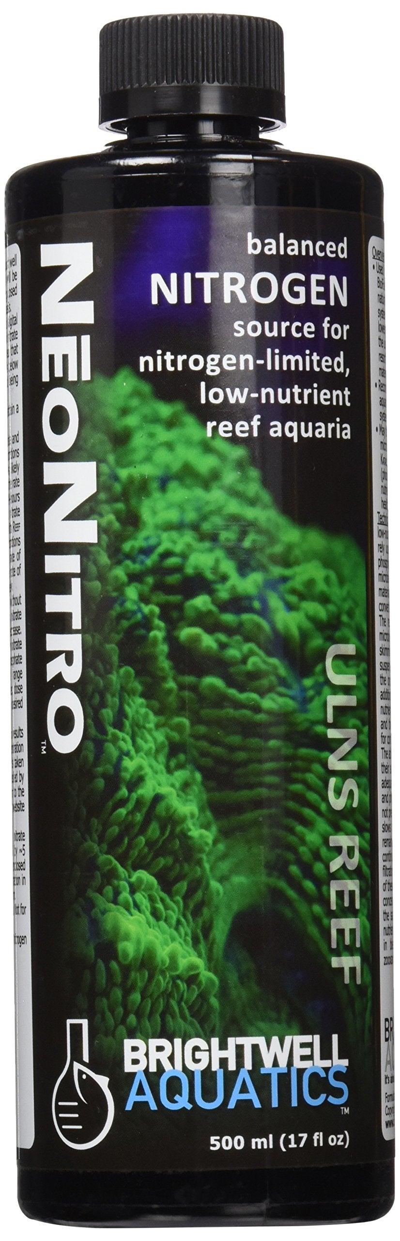 Brightwell Aquatics NeoNitro - Nitrogen Supplement for Low Nutrient Reef Aquariums, 500 ml