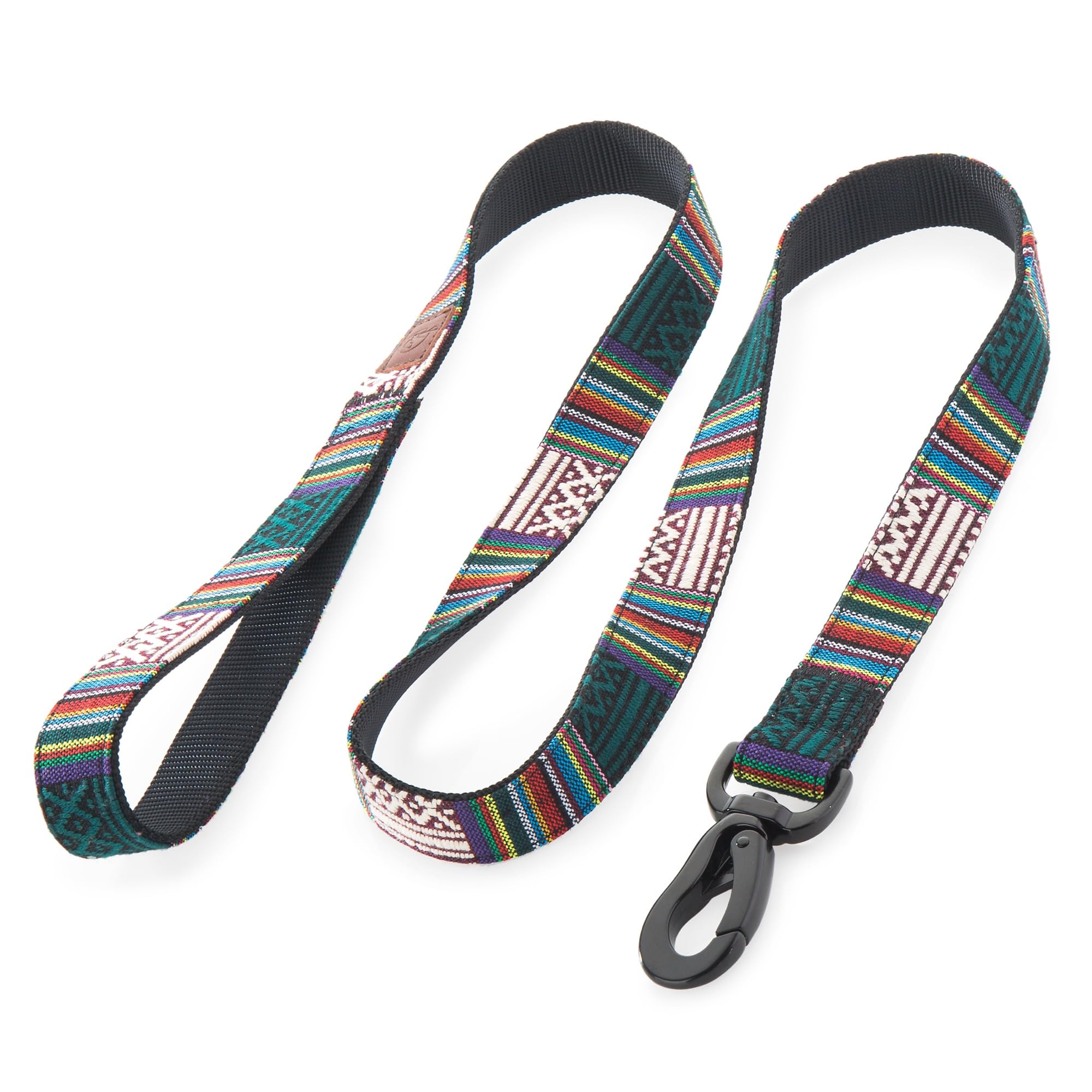 Embark Urban Dog Leashes - Colorful, Strong And Sturdy Nylon Dog Leashes For Small Dogs, Dog Leashes Medium Dogs And Dog Leashes Large Breed Dogs, Heavy Duty Dog Leash (Mayan, 4 Ft Dog Leash)
