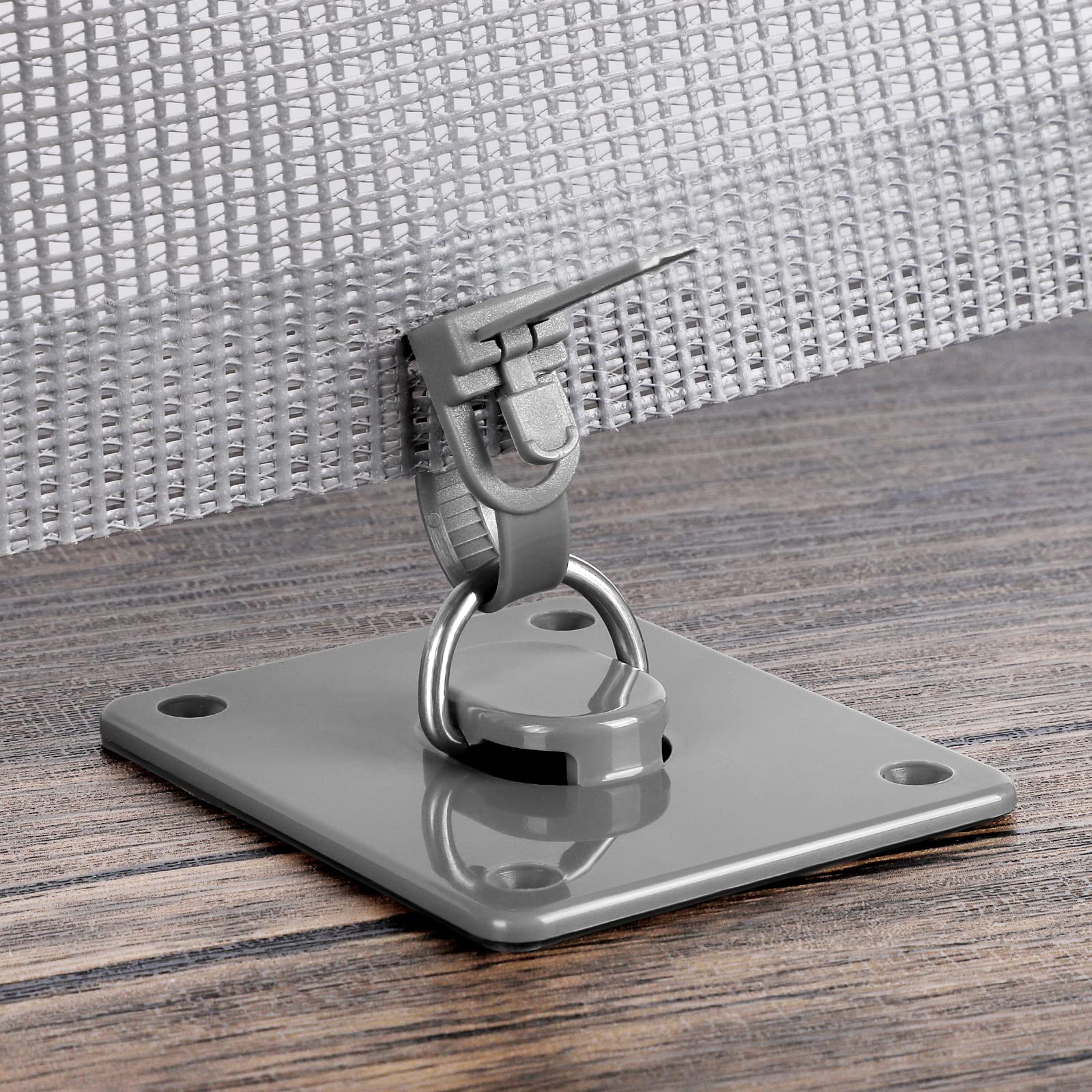 Mesh Baby Gate Floor Adhesive Hooks (2 Pack) No Drilling Retractable Baby Gates Ground Anchor Hooks Prevent Babies And Pets From Going Under Retractable Dog Gate Ideal For Securing To Floors, Stairs