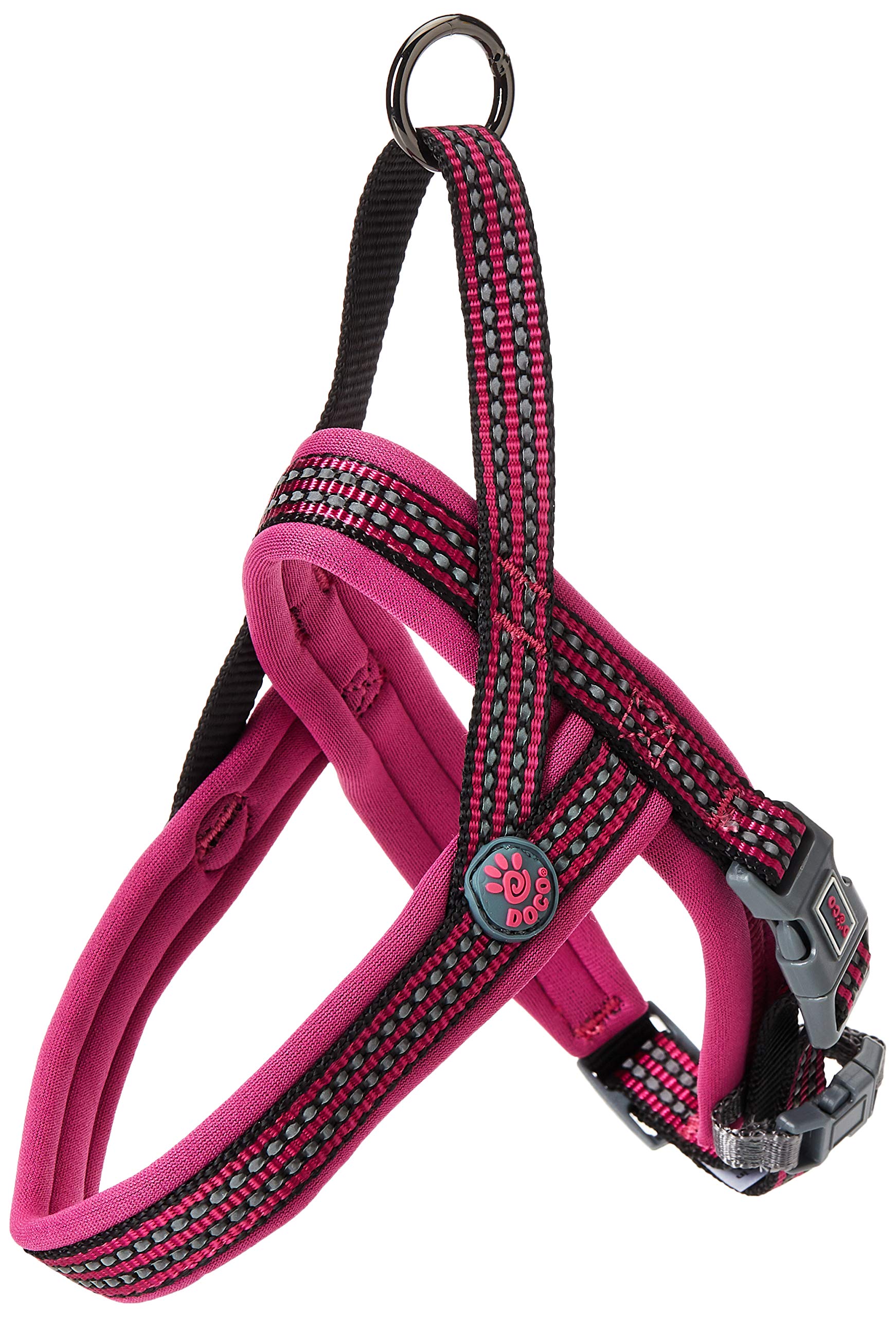 Doco No-Pull Dog Harness Halter - Reflective, Easy-Control Harness - Ideal For Teaching Leash Manners And Preventing Pulling (Ra