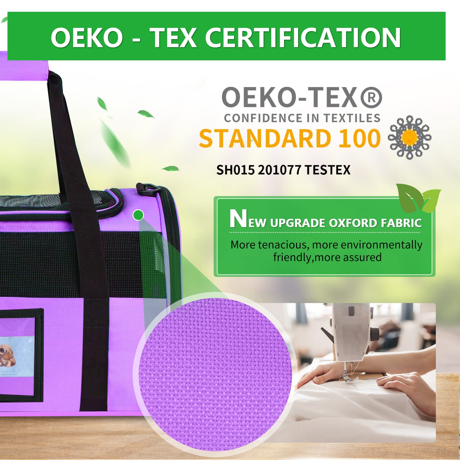 Seclato Large Cat Carrier Soft Sided Pet Carriers For Large Cats Under 25 Lbs, 20'' Dog Carrier Cat Carrier For 2 Cats Travel Ca