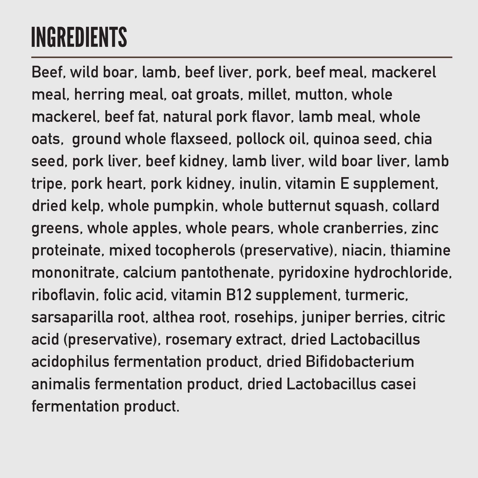 ORIJEN Amazing Grains High Protein Dry Dog Food Regional Red Recipe 4lb Bag