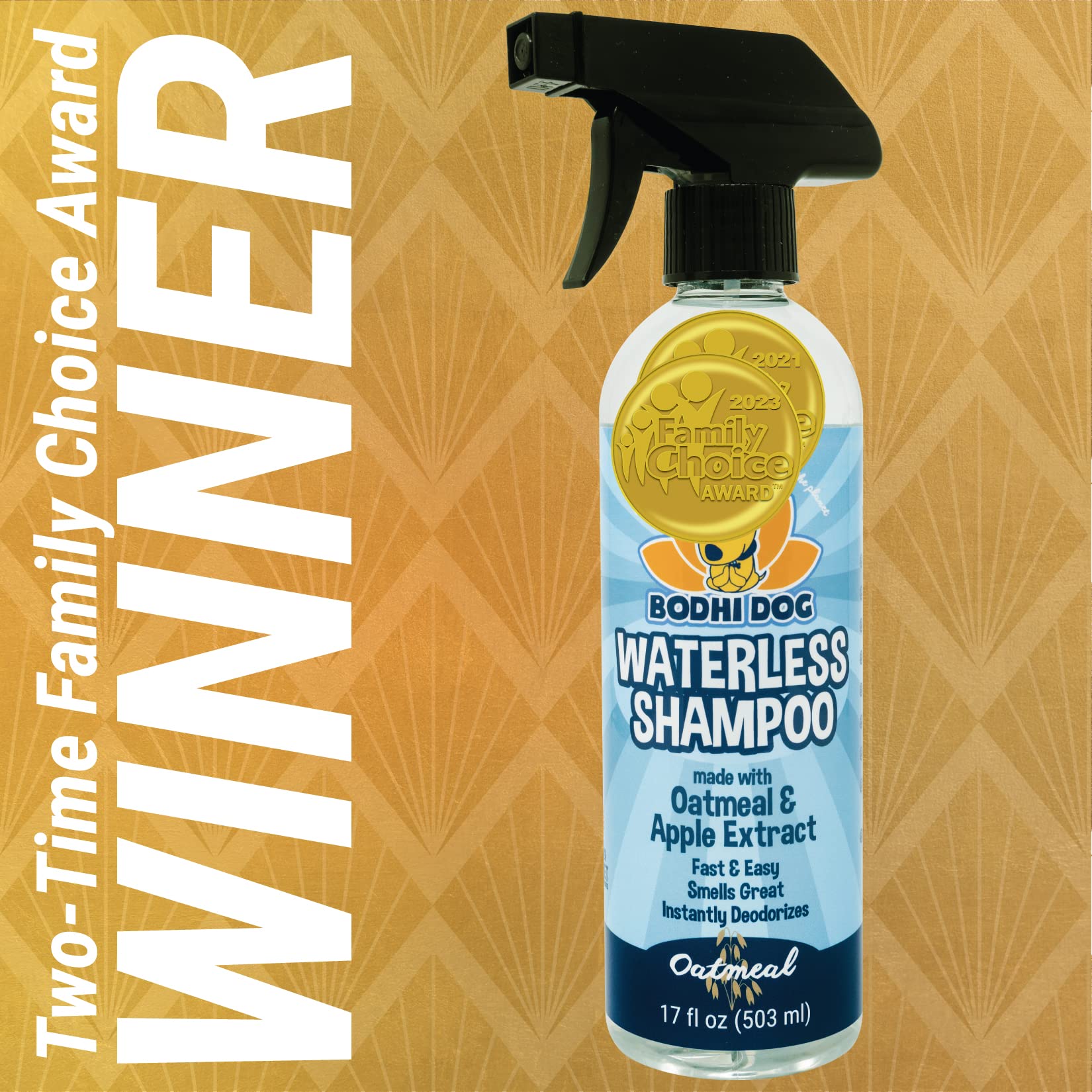 Bodhi Dog Waterless Shampoo - Natural Dry Shampoo For Dogs & Cats - Neutralizes Pet Odor - No Rinse Required - Made Of Natural E