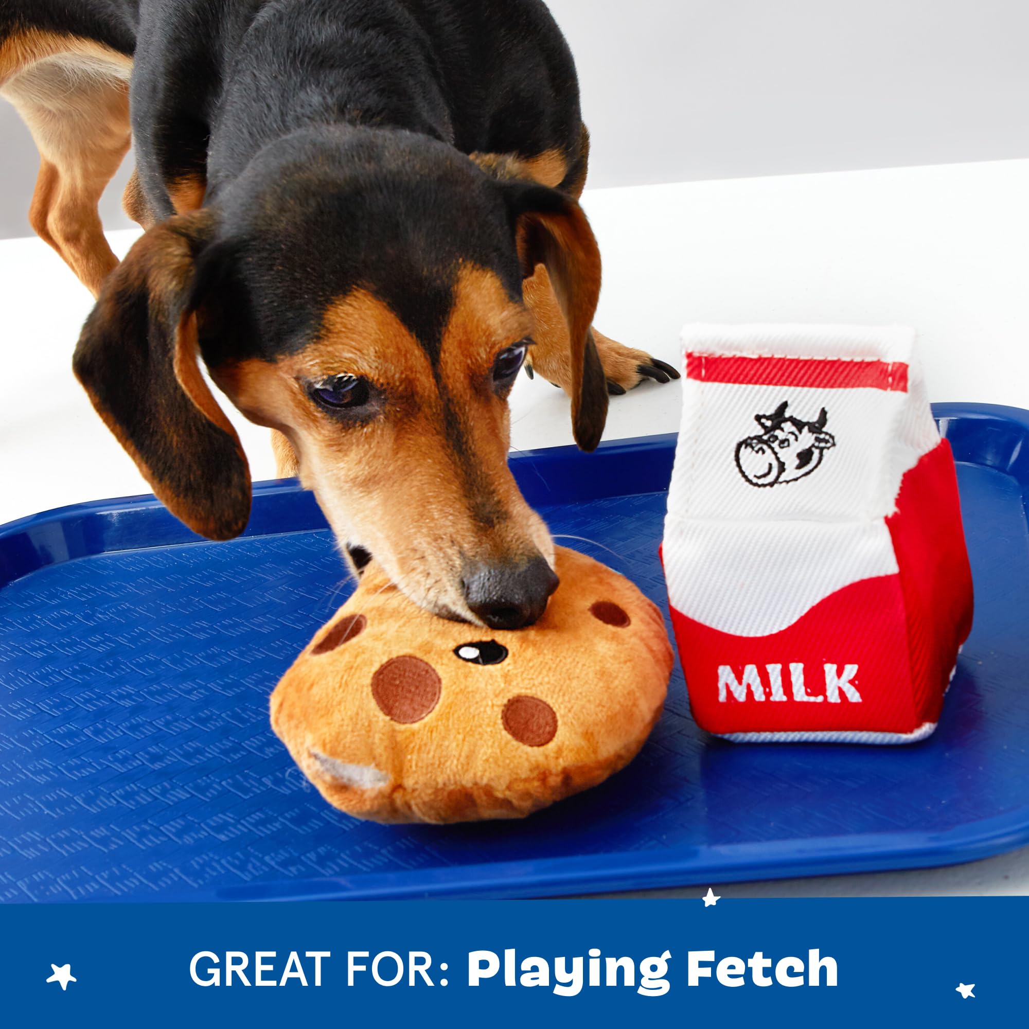 Barkbox Afterschool Snack Pack Dog Toy Bundle - Squeaky Dog Toys - Plush Dog Toys - Puppy And Pet Toys For Small Dogs