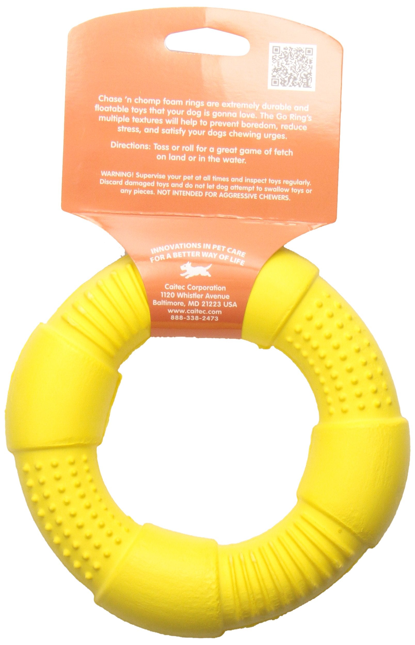 Chase 'N Chomp Go-Ring Pet Chew Toy, Medium