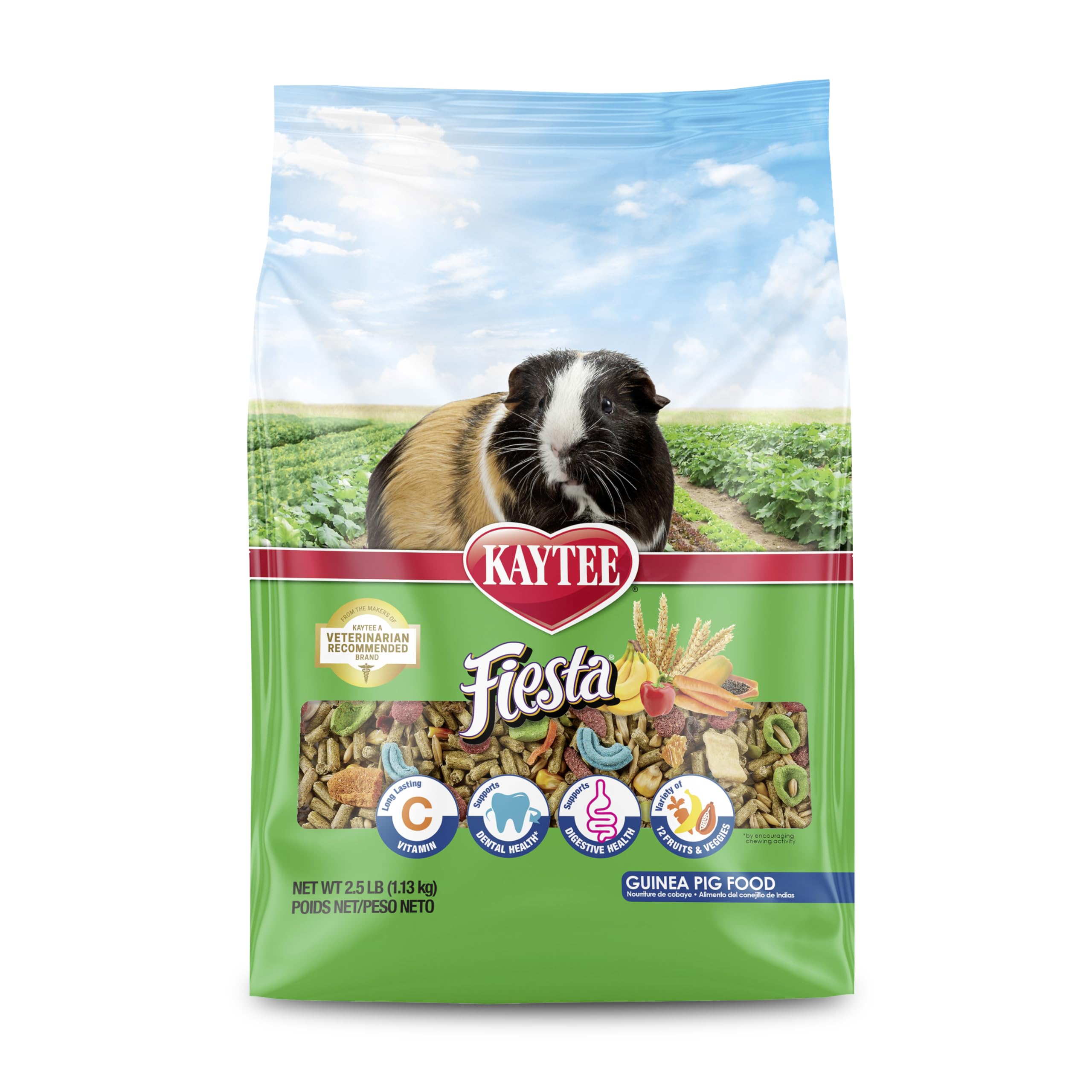 Kaytee Fiesta Guinea Pig Food, 2.5-Pound