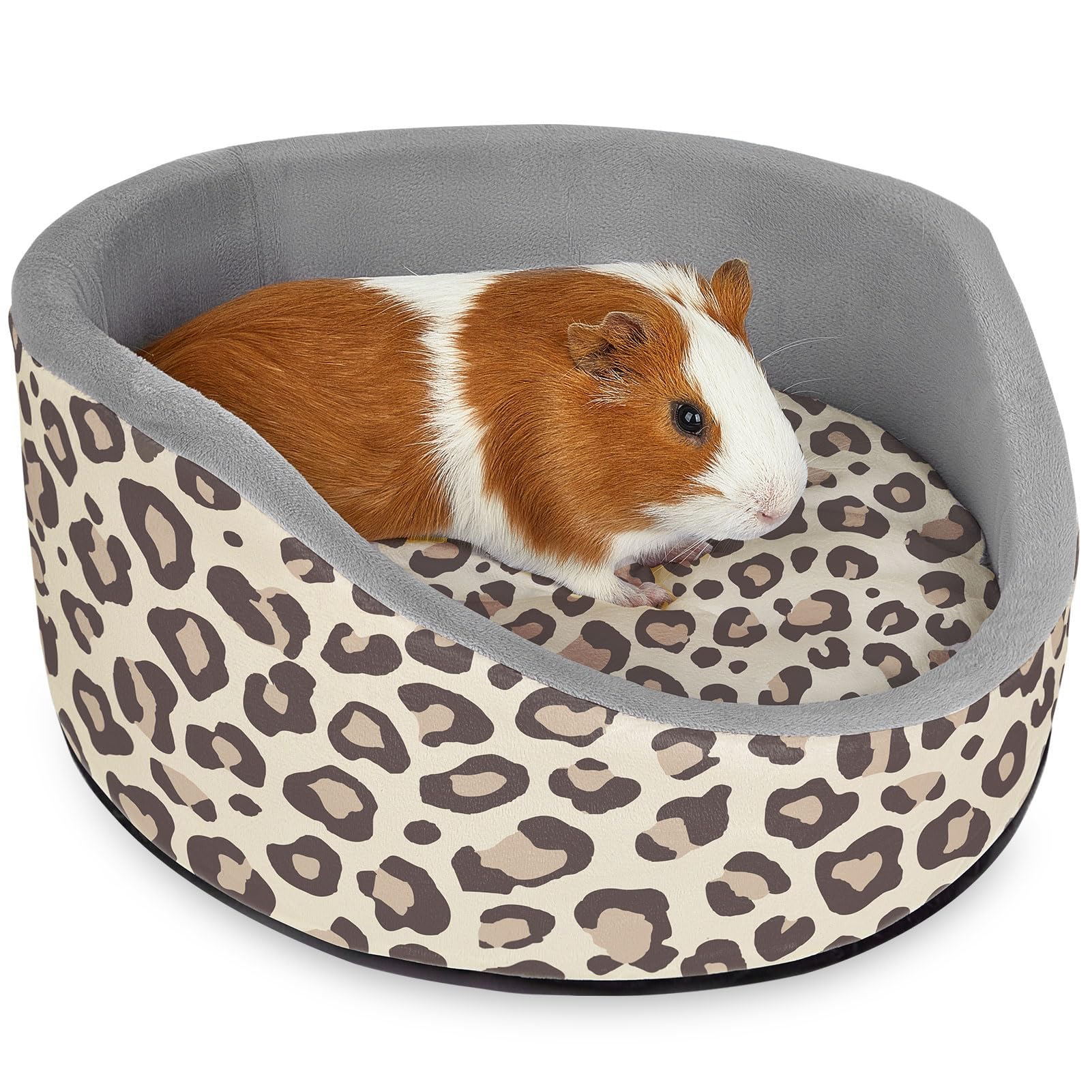 Glittme Soft Rabbit & Guinea Pig Bed - Thick Removable Mat, Machine Washable, Cozy Cuddler Cup Bed For Guinea Pig, Rabbit, Ferre