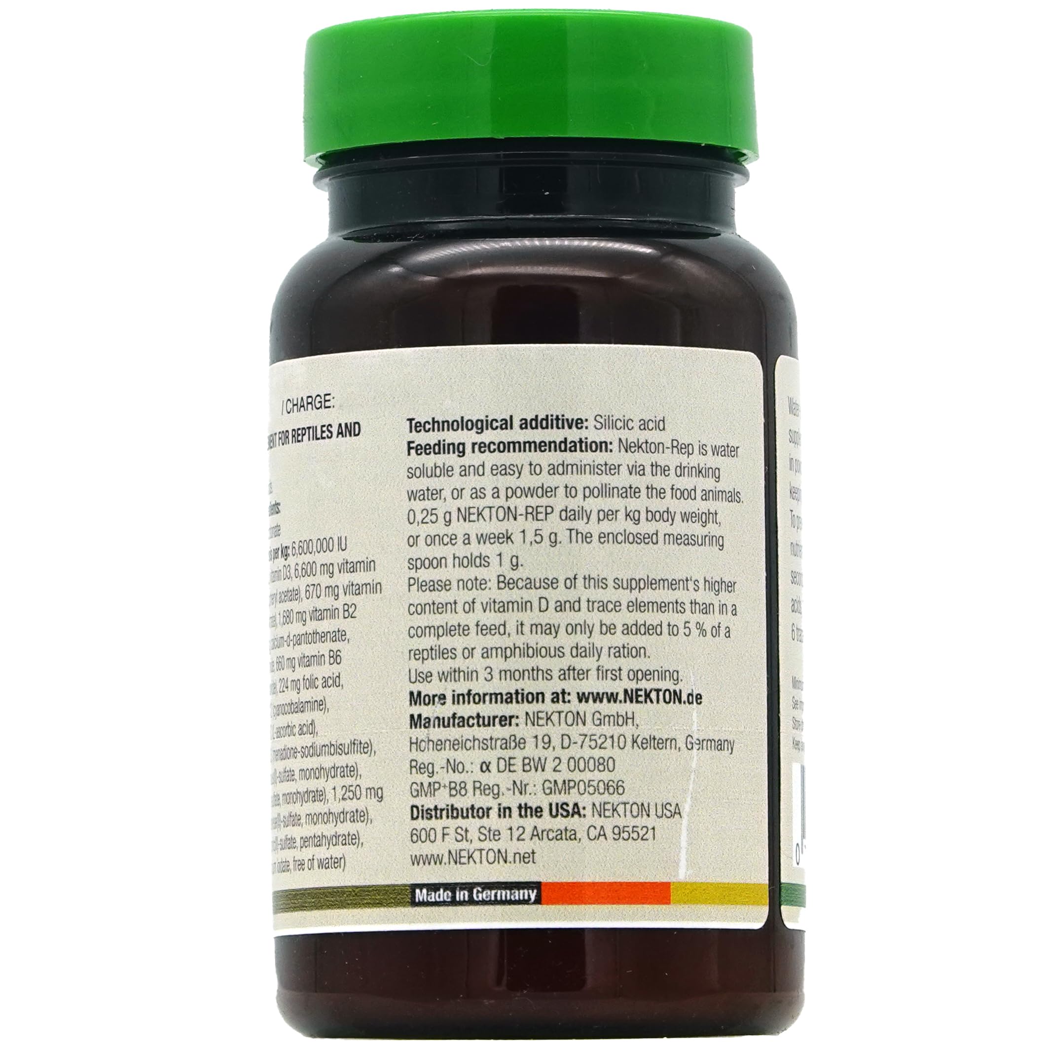 Nekton-Rep Vitamin Mineral Supplement for Reptiles and amphibians, 75gm