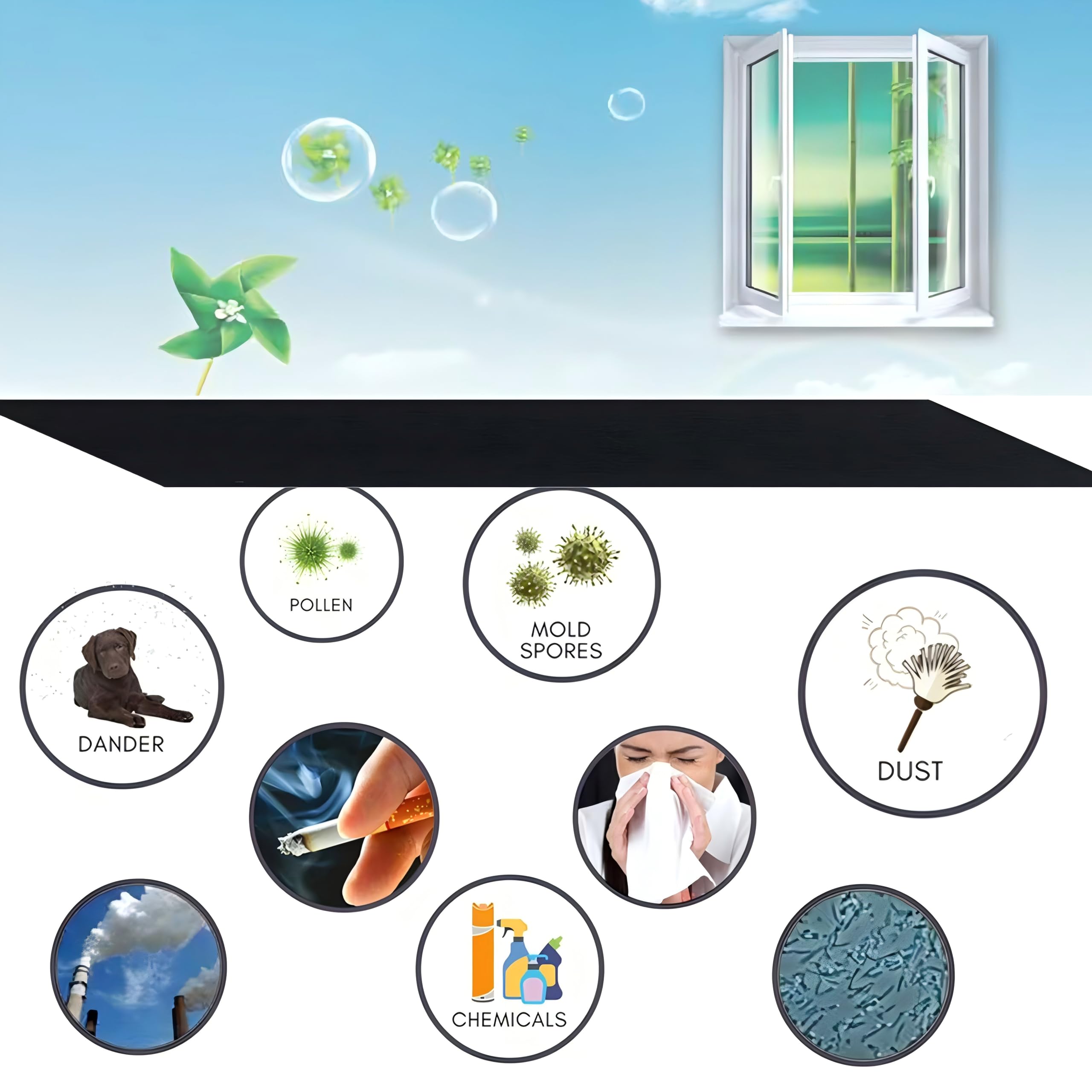 Beacozofu 6 Pack Carbon Filters Compatible With Van Ness Cat Litter Box, 4.5 X 6.5Inch Activated Charcoal Replacement Odor Filte