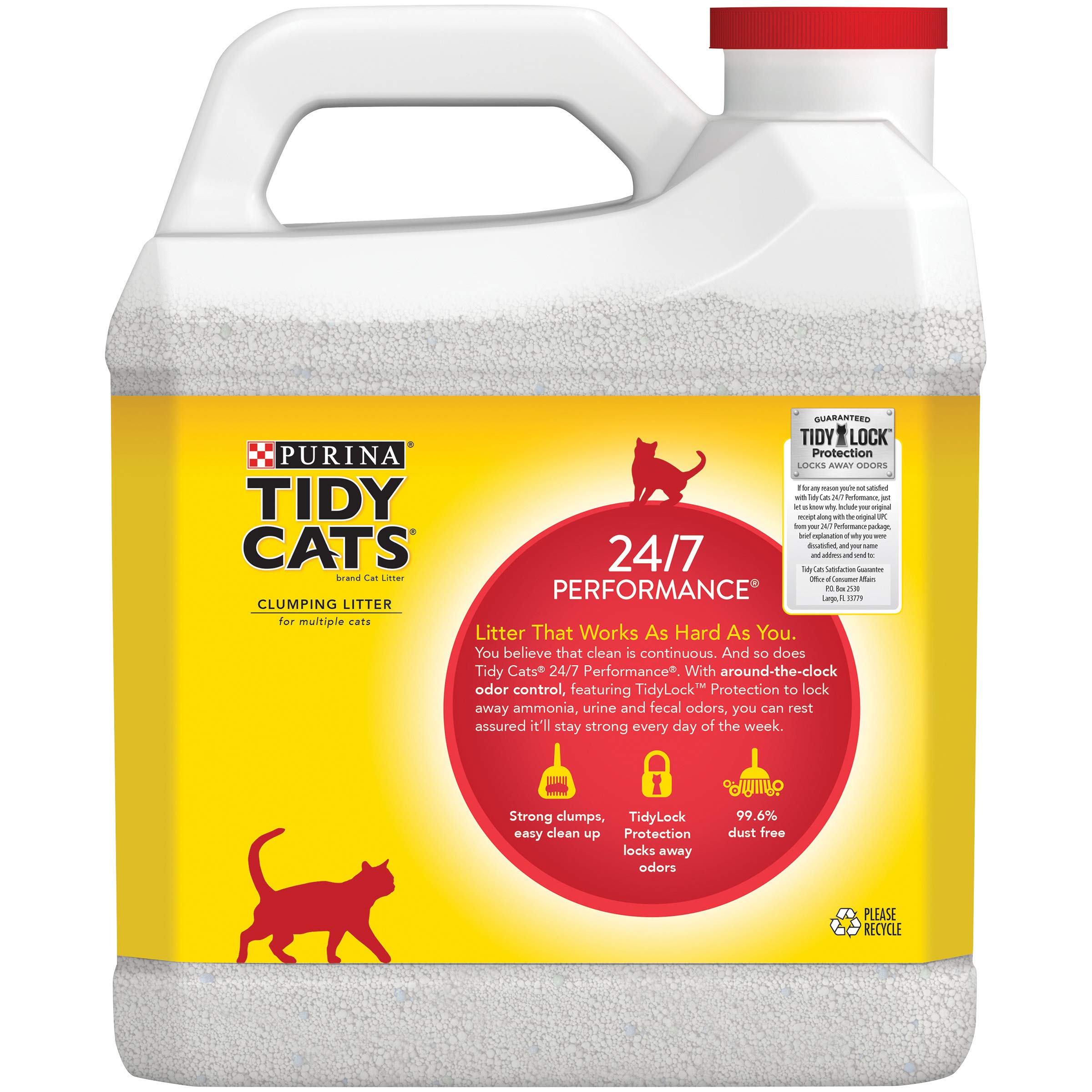 Tidy Cats 24/7 Performance Multi Cat Clumping Litter, 14 Lb