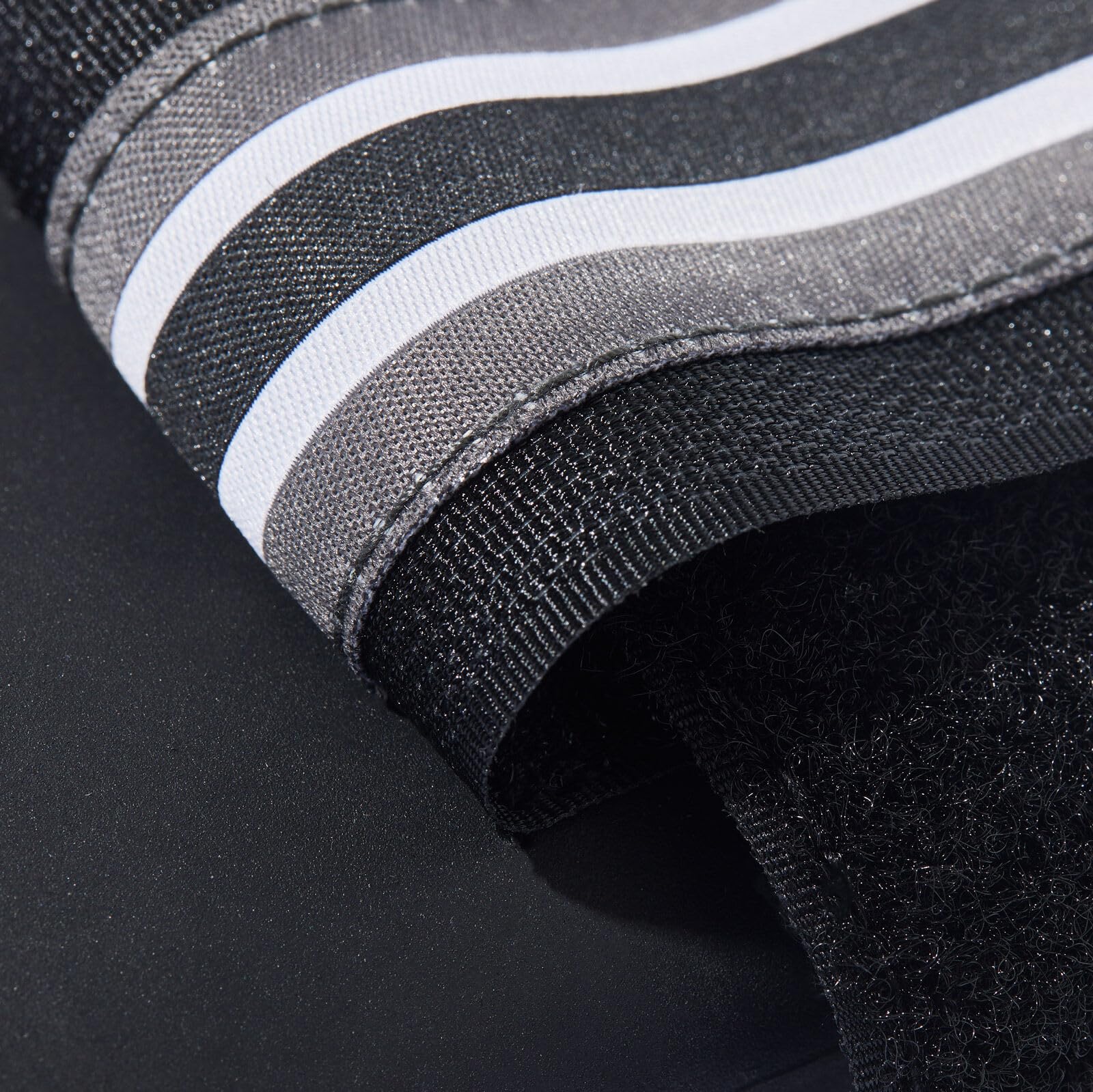 Horze Adepto Open Front Tendon Boots | Durable Shell With Neoprene Lining - Black - Cob