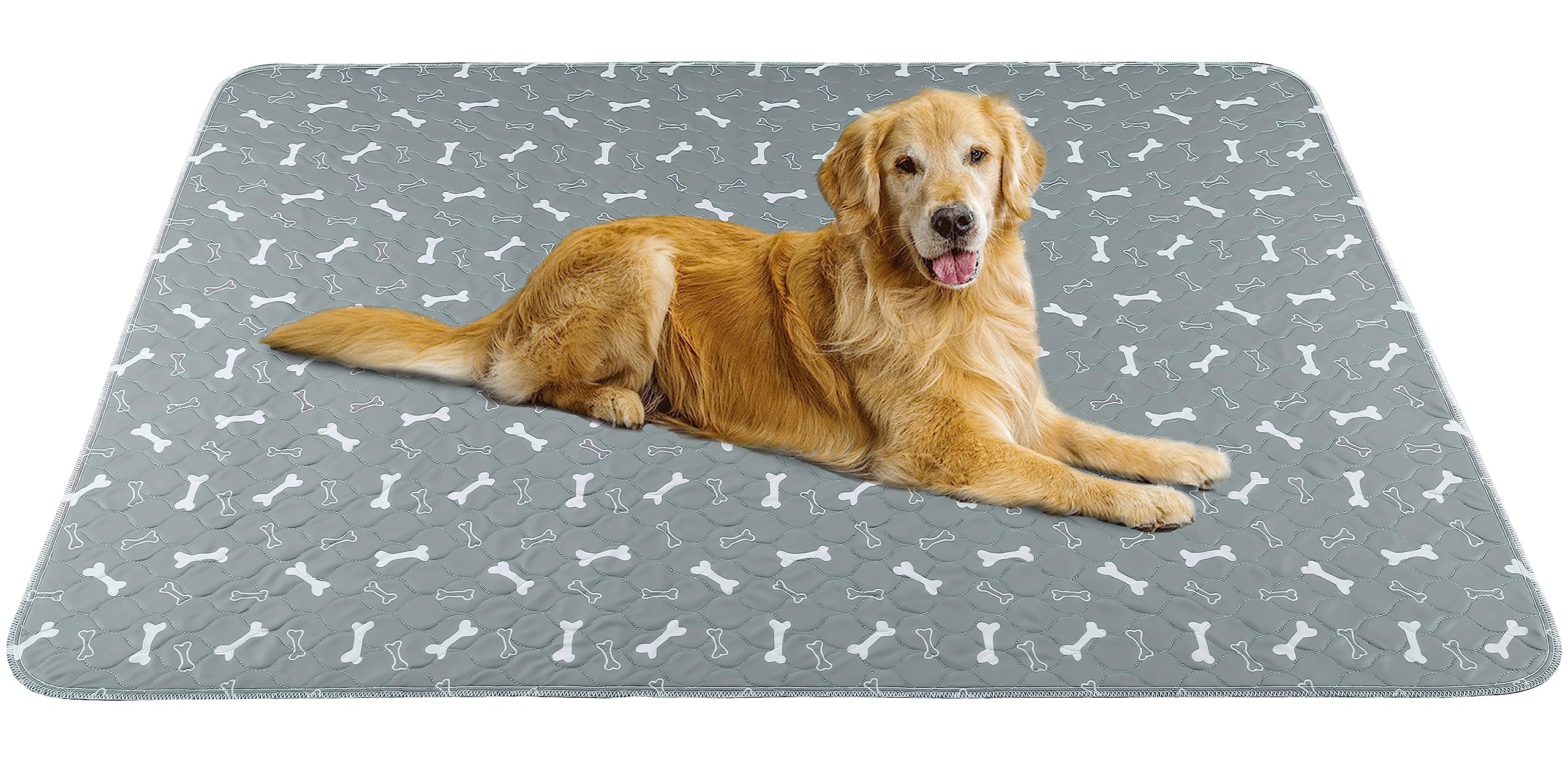 Baodan Washable Pee Pads For Dogs, Extra Large 2 Pack 36   X72    Dog Pee Pads Washable, Waterproof Puppy Pads Mat Reusable Fast