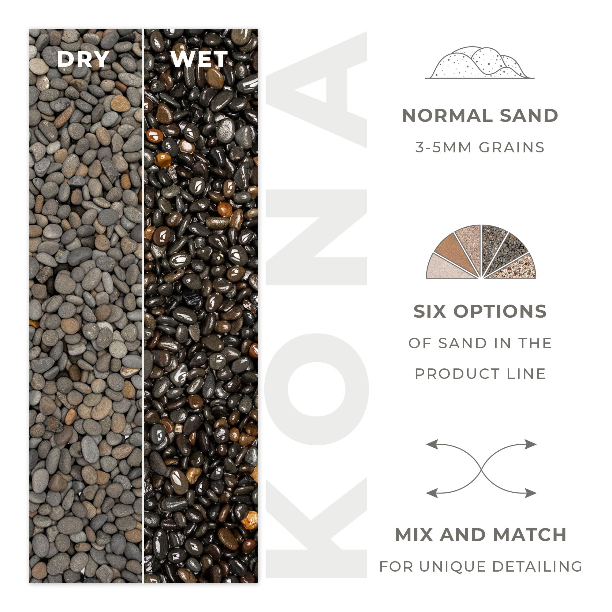 Ultum Nature Systems Controsand Kona Aquarium Sand (8L) - Freshwater Tank Substrate for Live Shrimp & Planted Aquariums