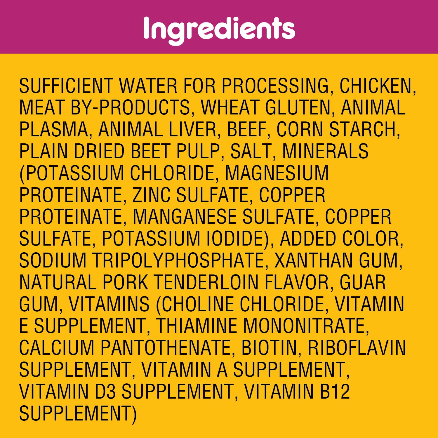 Pedigree High Protein Wet Dog Food Pouches, Beef and Pork Tenderloin Flavor Cuts in Gravy, 3.5 oz. Pouches, 16 Count