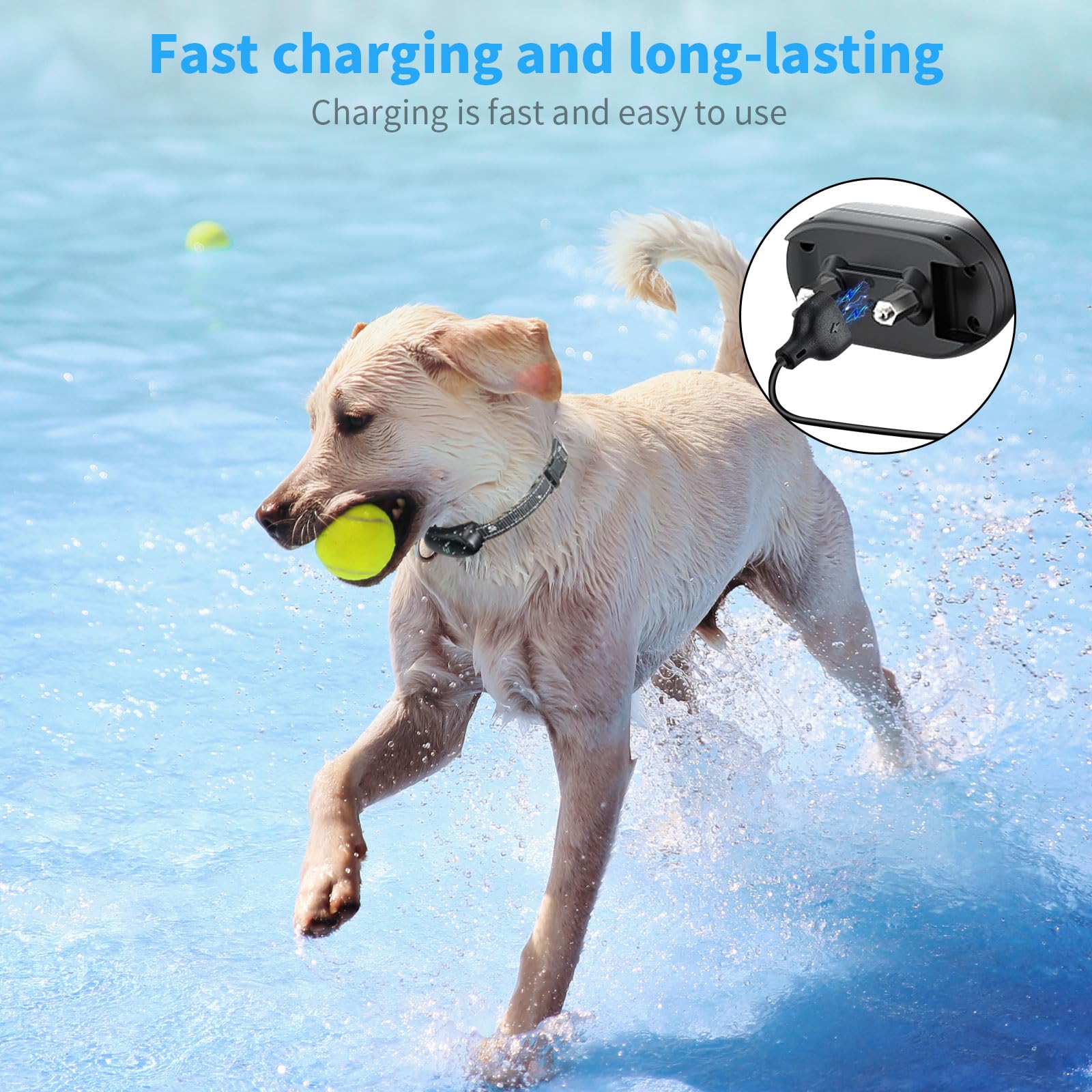 Merom For Delupet Dog Training Collar Replacement, Power Cable Compatible With Yawpet Dog Shock, 2-In-1 Magnetic Charging And Mi