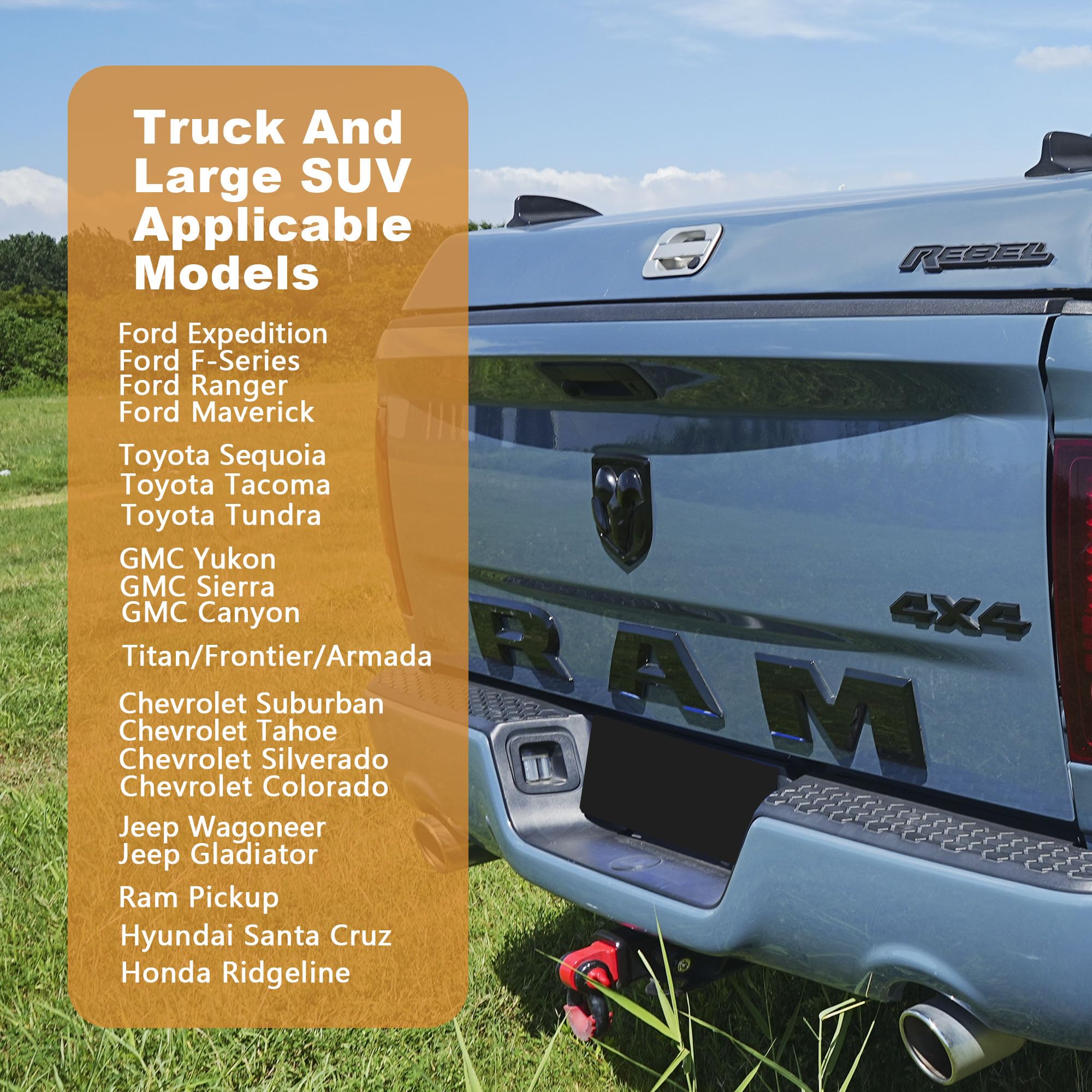 Reliadura Dog Car Seat Cover For Back Seat,Washable Bench Seat Cover For Truck,Nonslip Backseat Cover Protector For F150/Ram1500