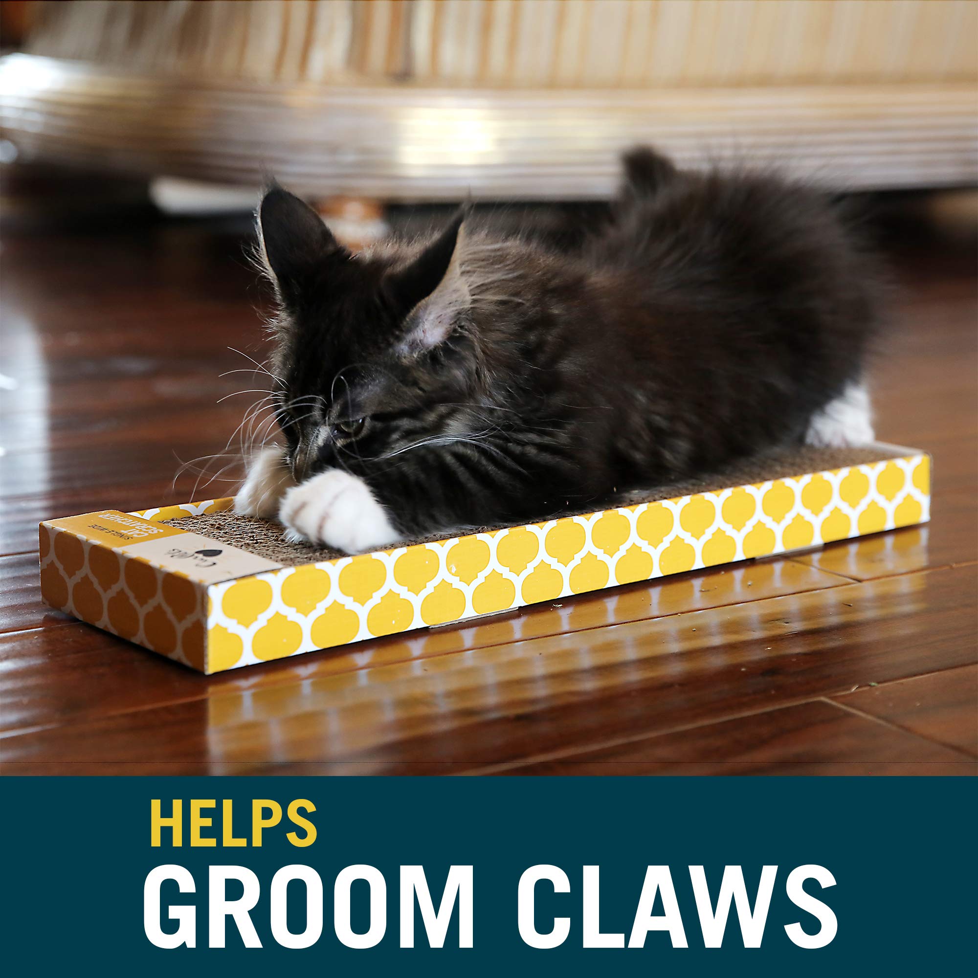 Ourpet'S Straight And Narrow Single Wide Reversible Cat Scratcher