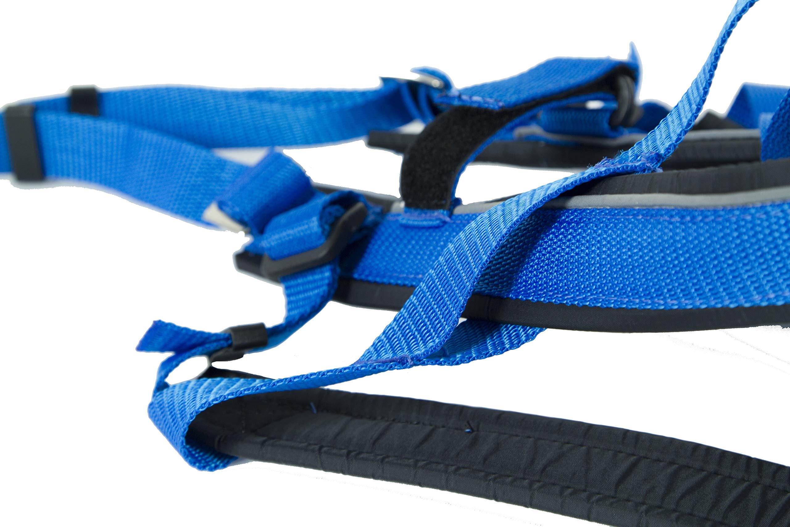 Neewa Adjustable Racing Harness (Small, Blue) - Ideal For Dog Pull With Bike, Skateboard, Rollerblade, Cart, Canicross