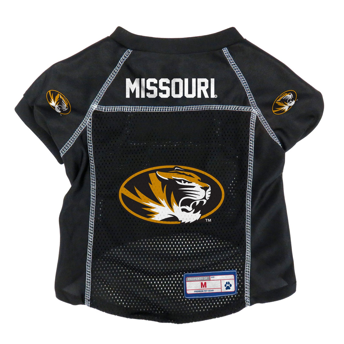 Littlearth Unisex-Adult Ncaa Missouri Tigers Basic Pet Jersey, Team Color, Medium