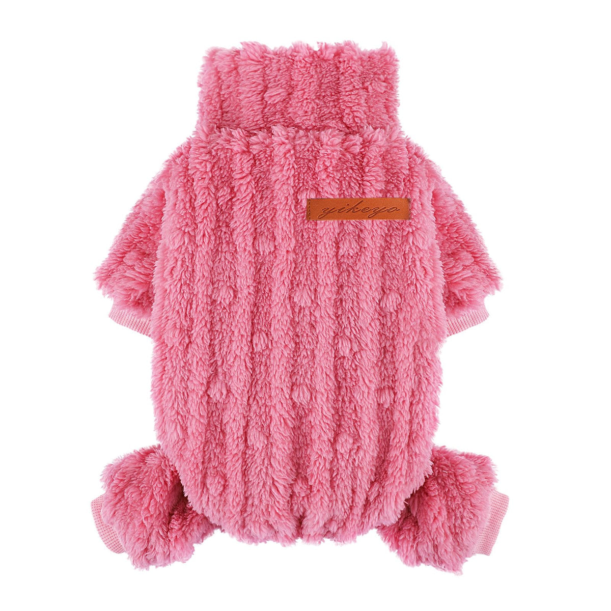 Dog Pajamas For Small Dogs Boy Girl, Turtleneck Pullover Valentine'S Day Sweater Thick Warm Clothes, Cold Weather Fleece Coat, P