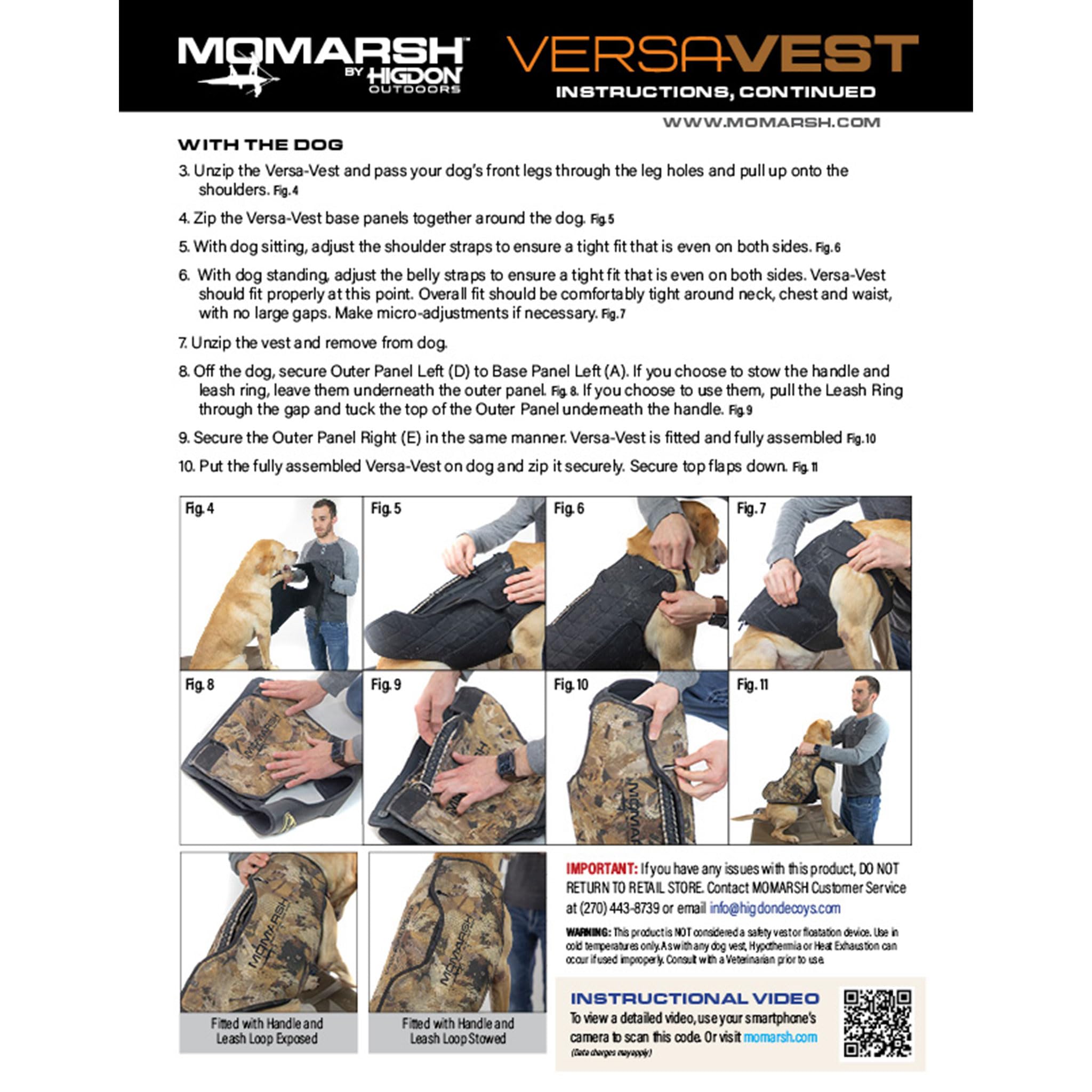 Momarsh Adjustable Dog Vest | Universal Neoprene Sporting Dog Vest For Waterfowl Hunting, & Water Training | Perfect Pet Vest Retains Heat In Cold & Wet Conditions, Optifade Marsh
