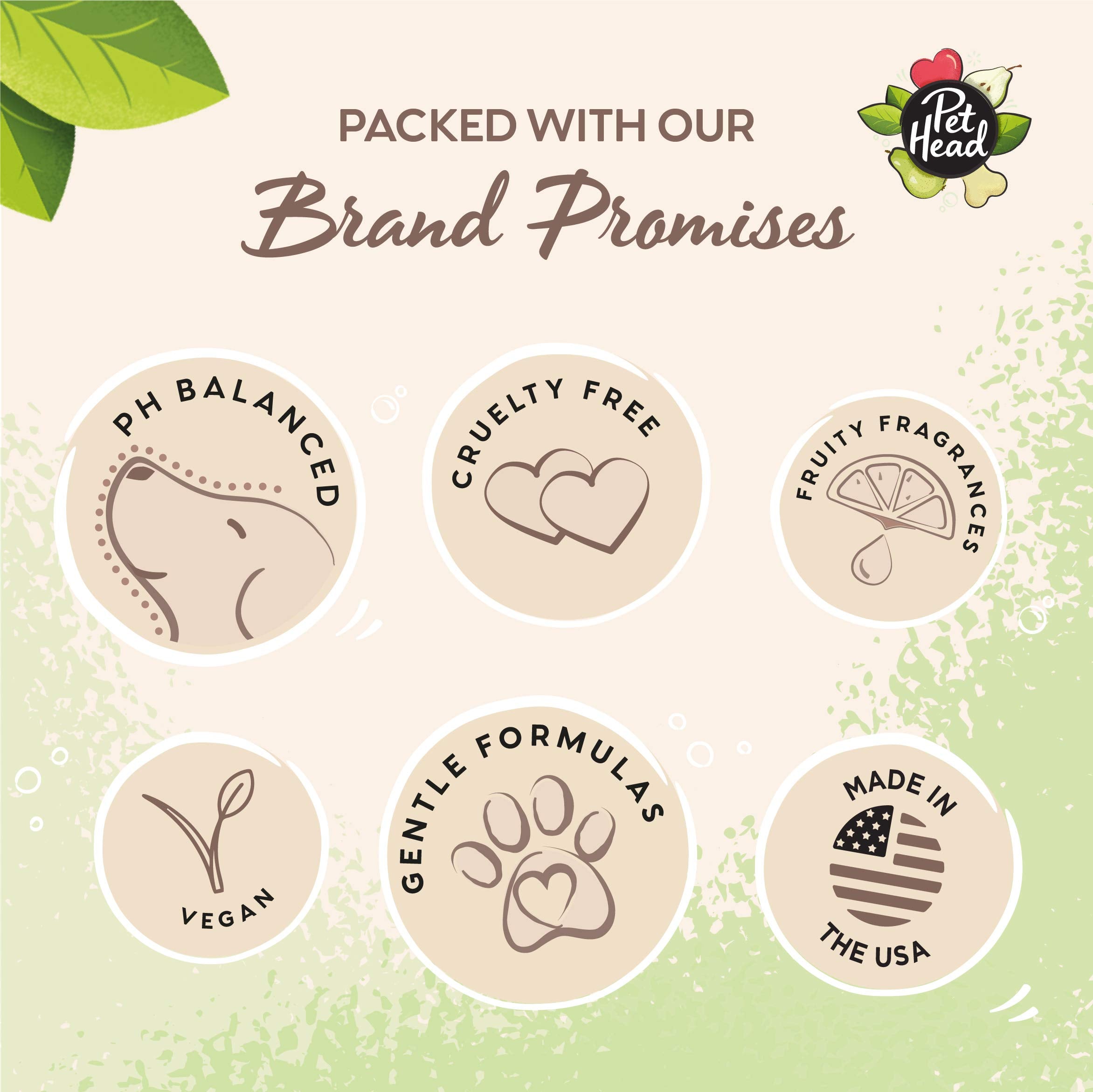 Pet Head Mucky Pup Puppy Shampoo | Pear Scent | Shampoo For Puppies From 8 Weeks | Professional Grooming | Vegan Dog Shampoo | Gentle Formula For Puppies | Made In Usa | 16 Fl. Oz.