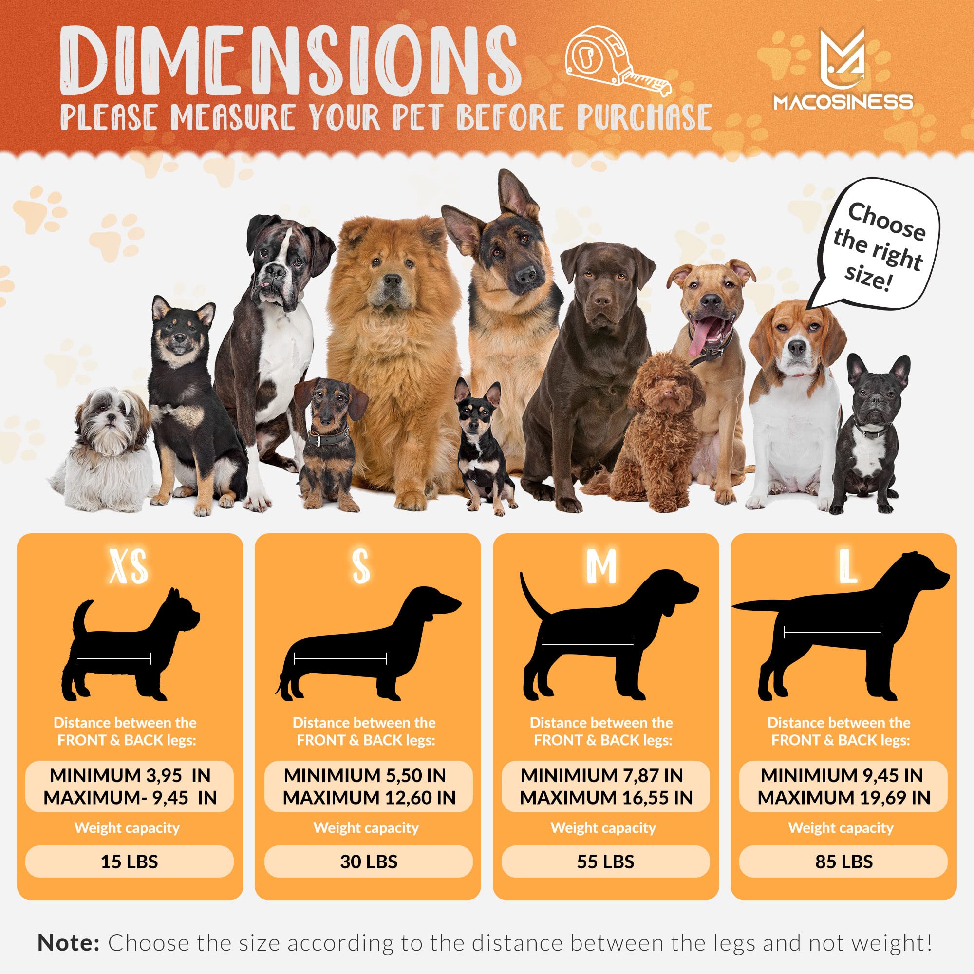 Macosiness 2025 16-In-1 - Dog Grooming Hammock - Dog Hanging Harness For Nail Trimming - Pet Grooming Hammock - Dog Sling For Na