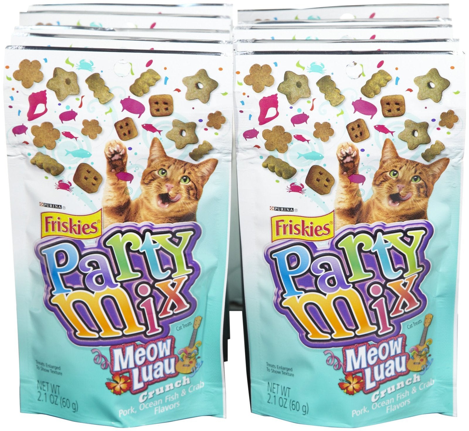 Friskies Party Mix Crunch Treats Meow Luau