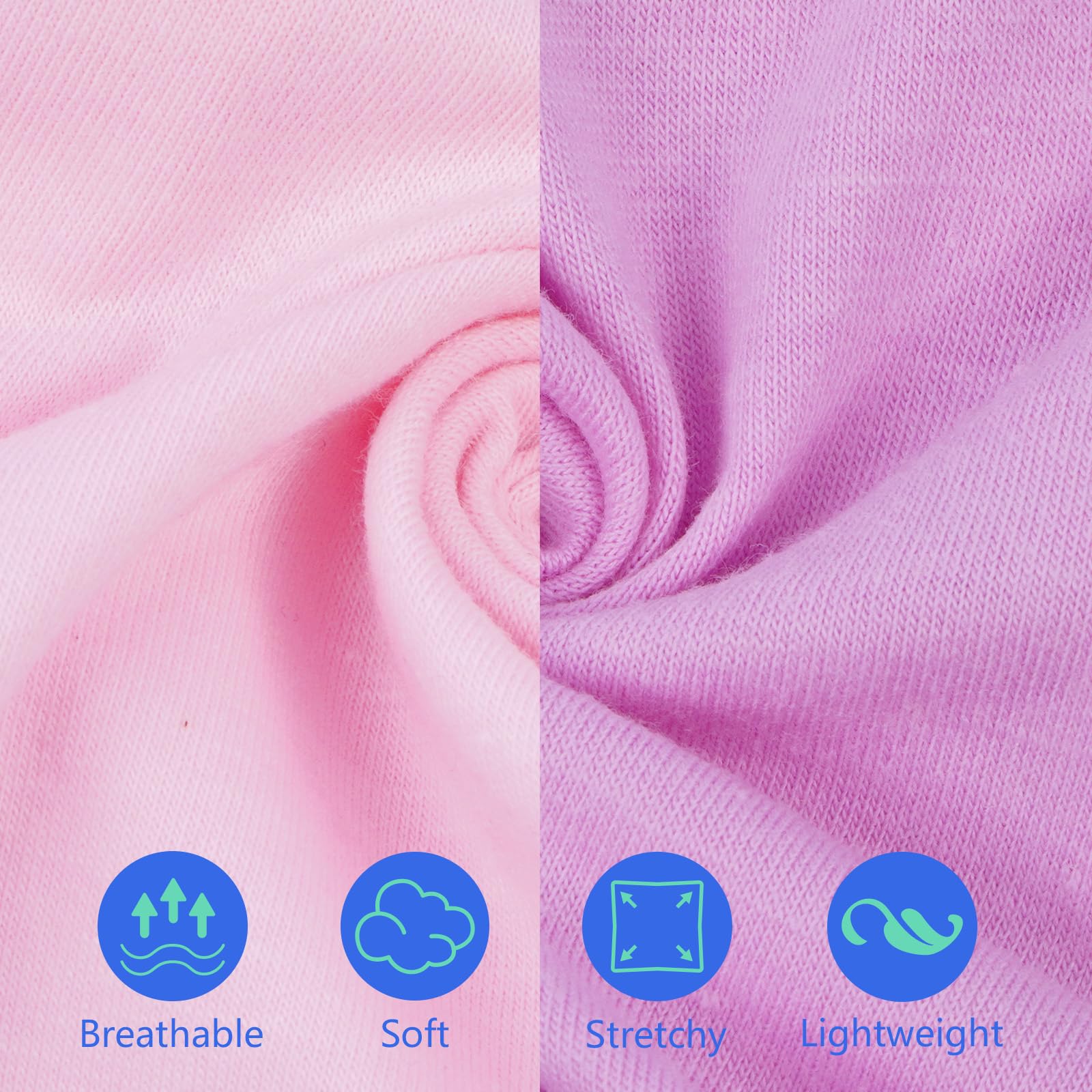 Migohi 2 Pack Comfortable Dog T-Shirt For Medium Breeds, Breathable Dog Tee For Boy Girl, Soft Dogs Pink Shirts For Park Walking