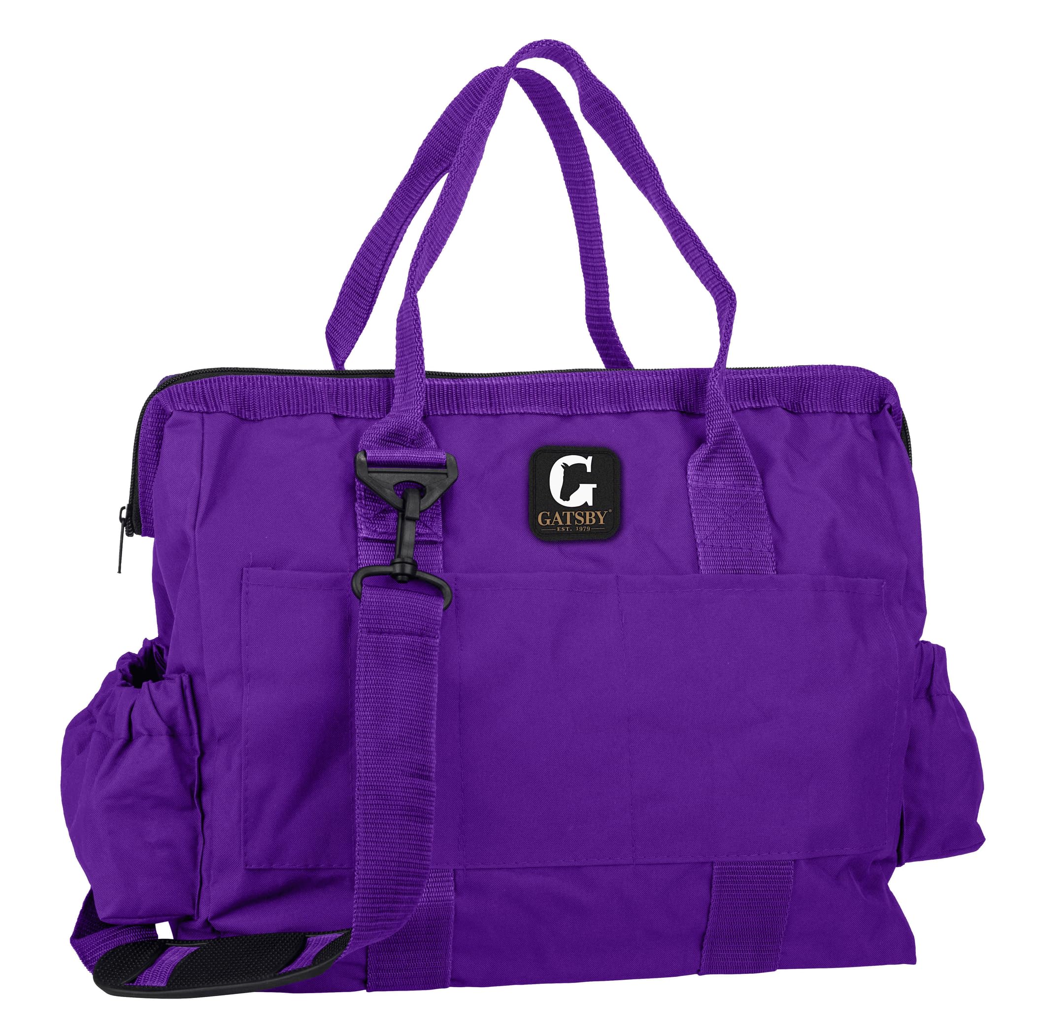 Gatsby Nylon Grooming Tote Purple