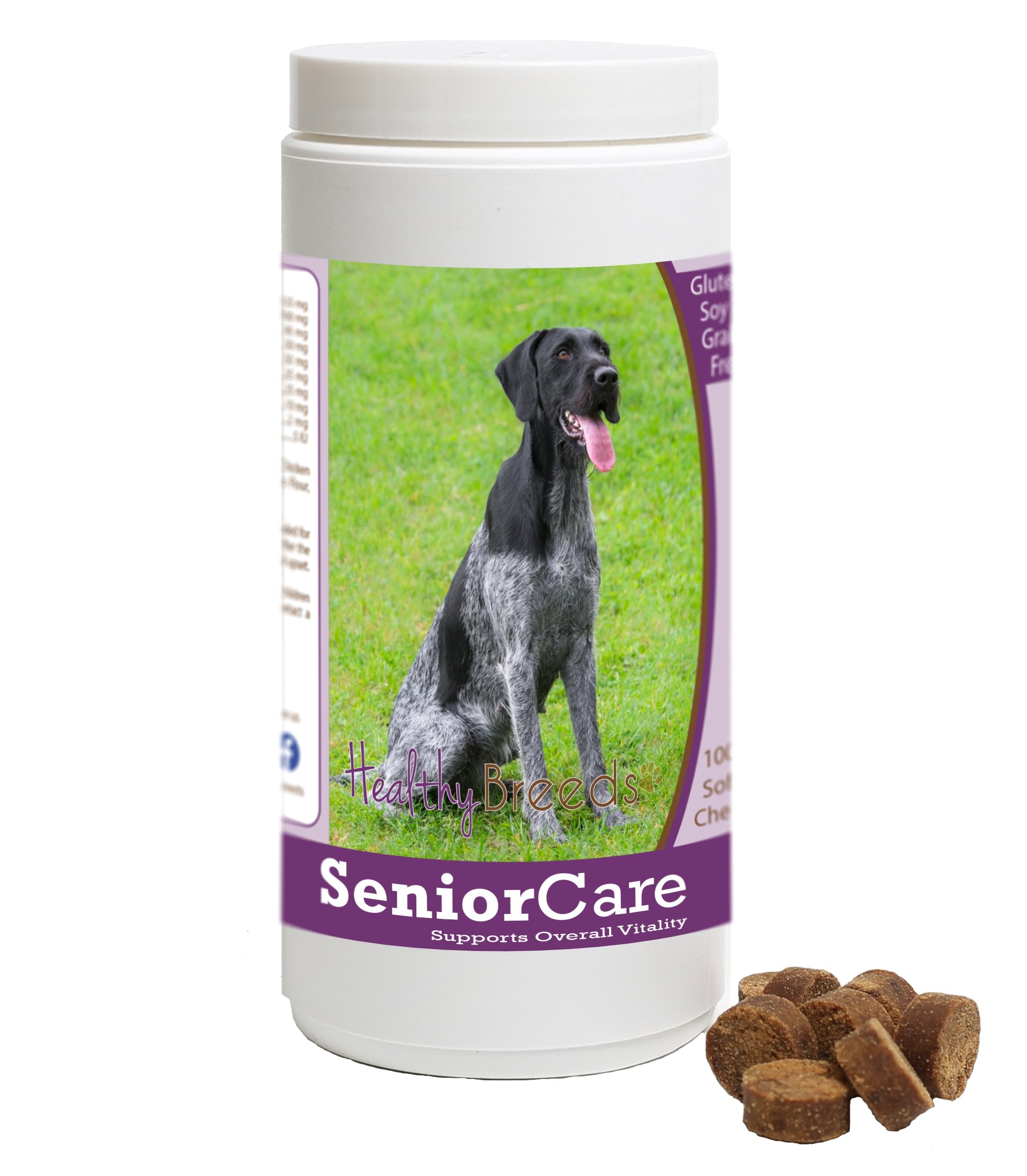 Healthy Breeds German Wirehaired Pointer Senior Dog Care Soft Chews 100 Count