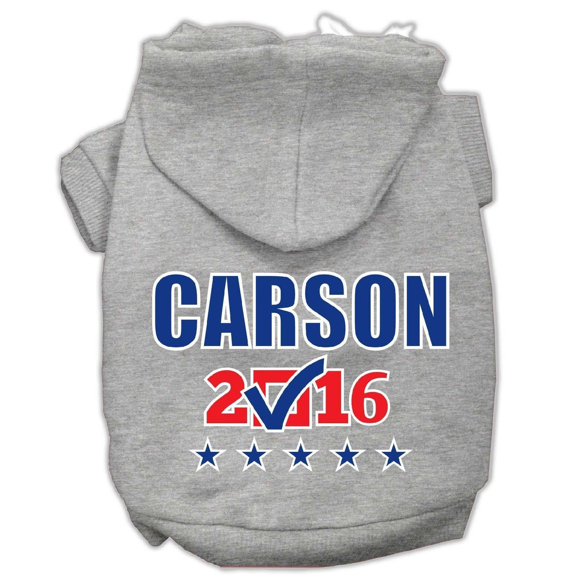 Lazy Elf Screen Print Pet Hoodie Grey Xl 16