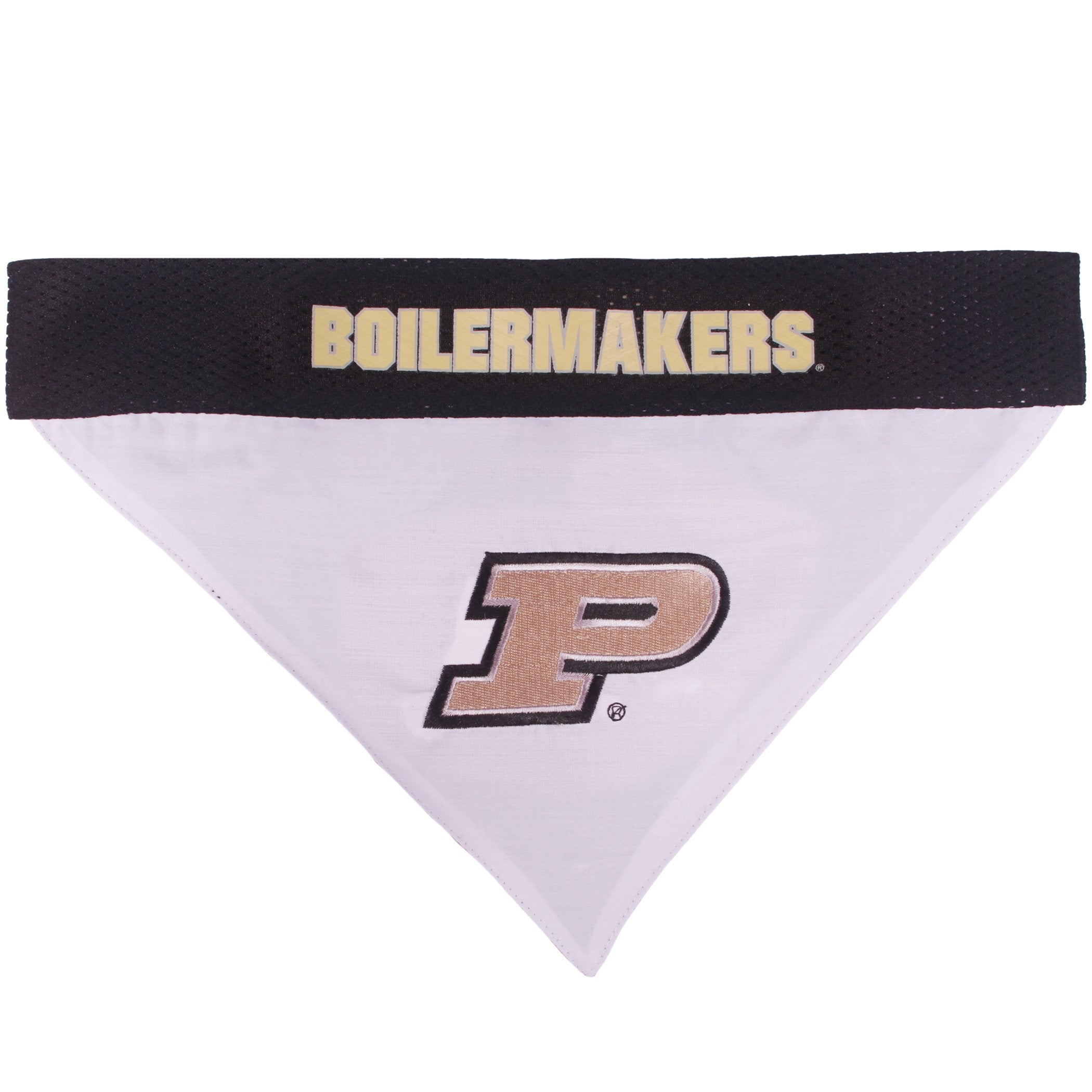 Pets First Collegiate Pet Accessories, Reversible Bandana, Purdue Boilermakers Size Xx-Large