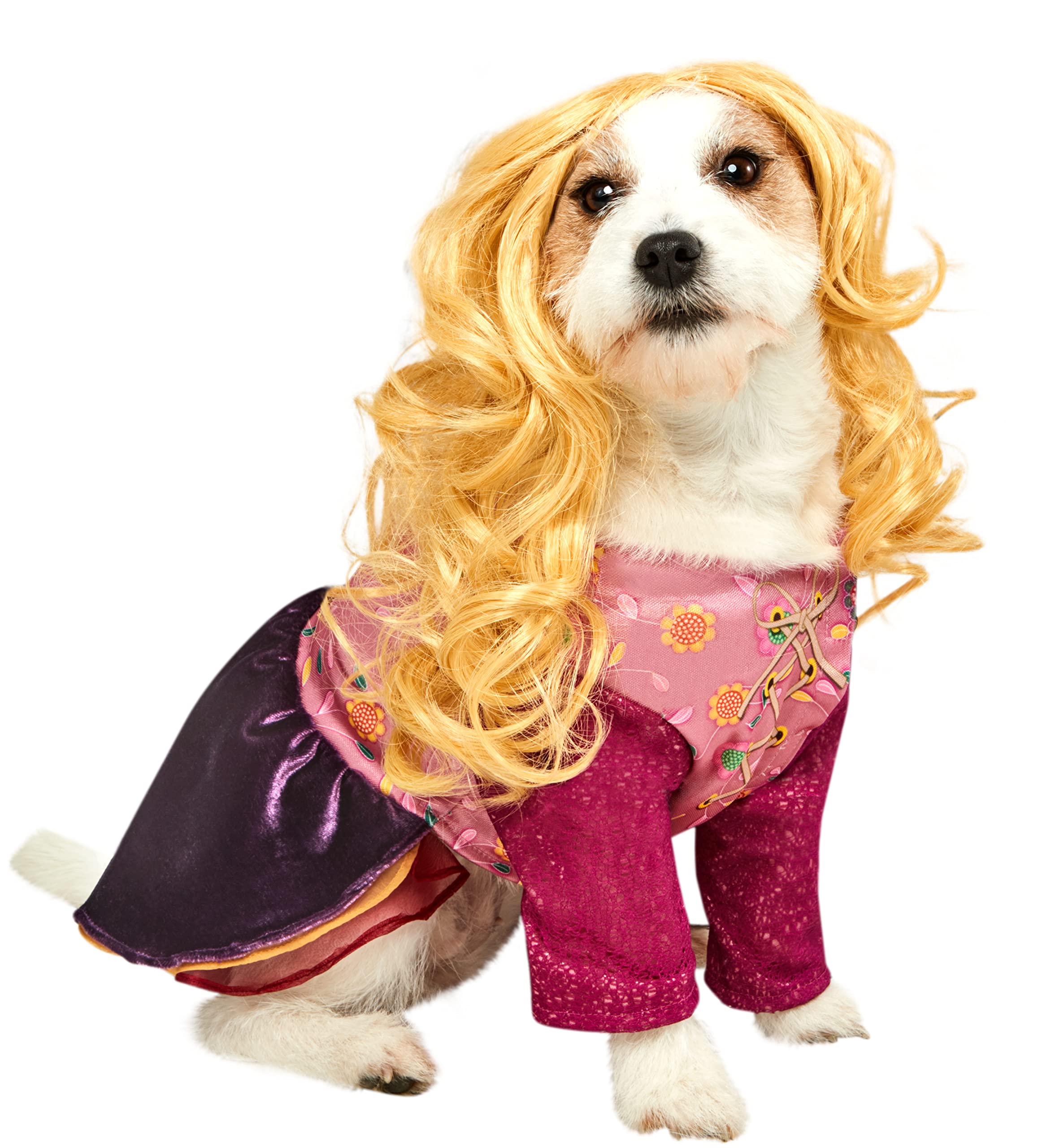 Rubies Disney Hocus Pocus Sarah Sanderson Pet Costume And Wig For Themed Parties And Halloween, As Shown, Large